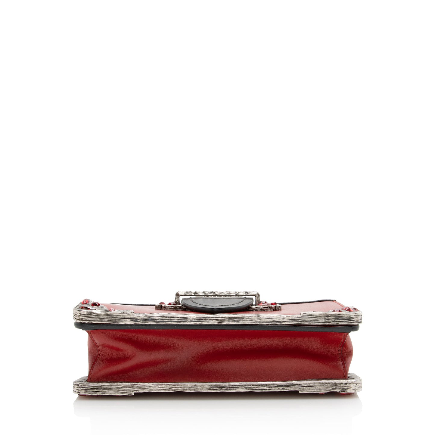 Prada Saffiano Crystal City Cahier Shoulder Bag (SHF-22657)