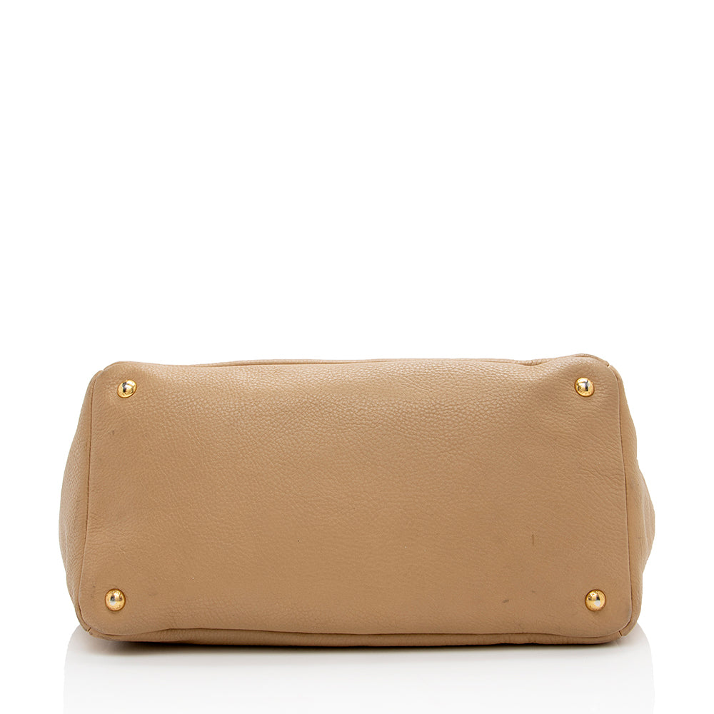 Prada Vitello Daino Leather Tote (SHF-17075)