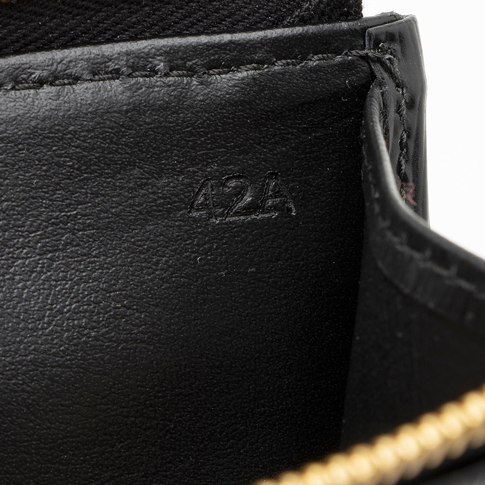 Prada Vitello Move Zip Around Key Holder (SHF-18999)