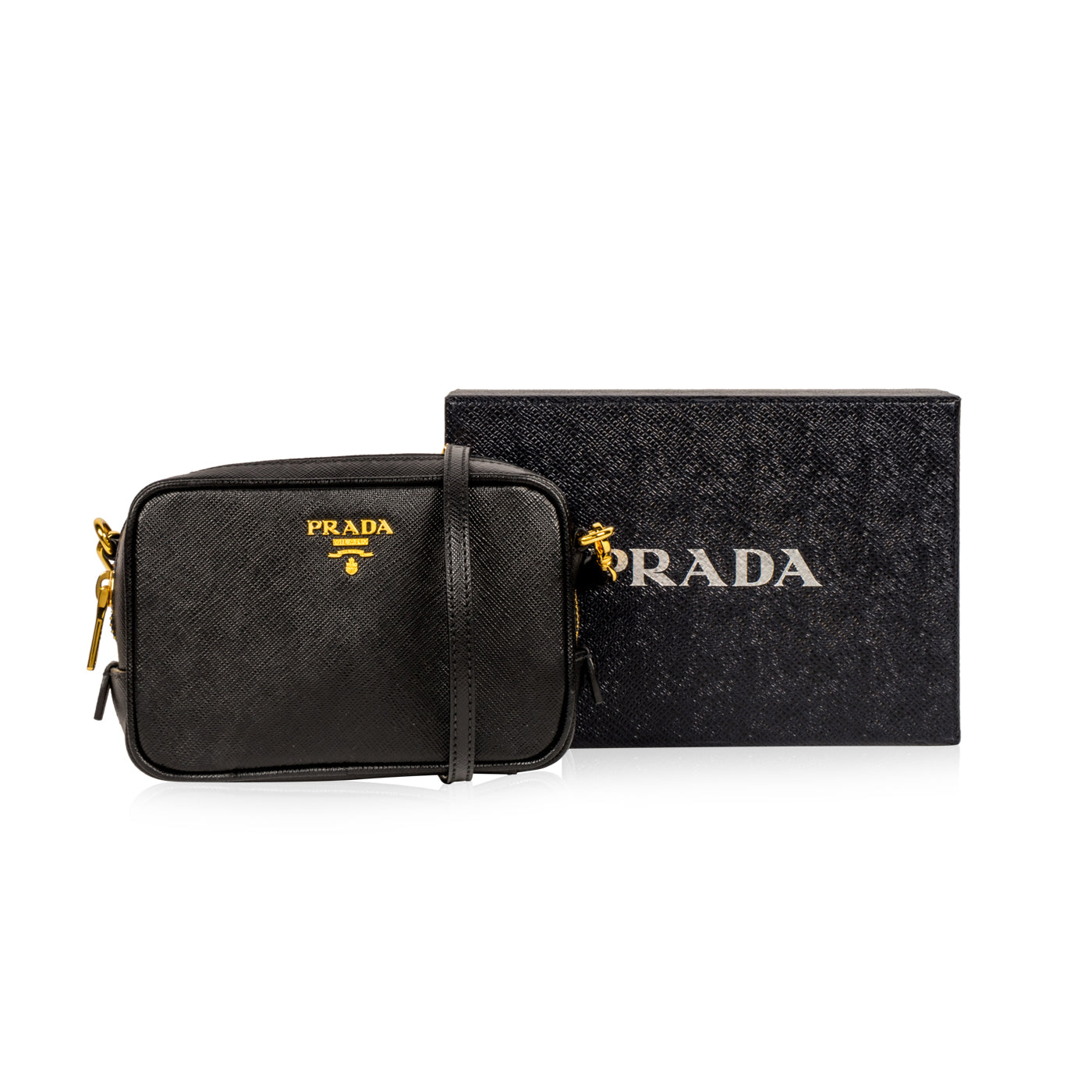 Prada Mini Saffiano Crossbody Bag
