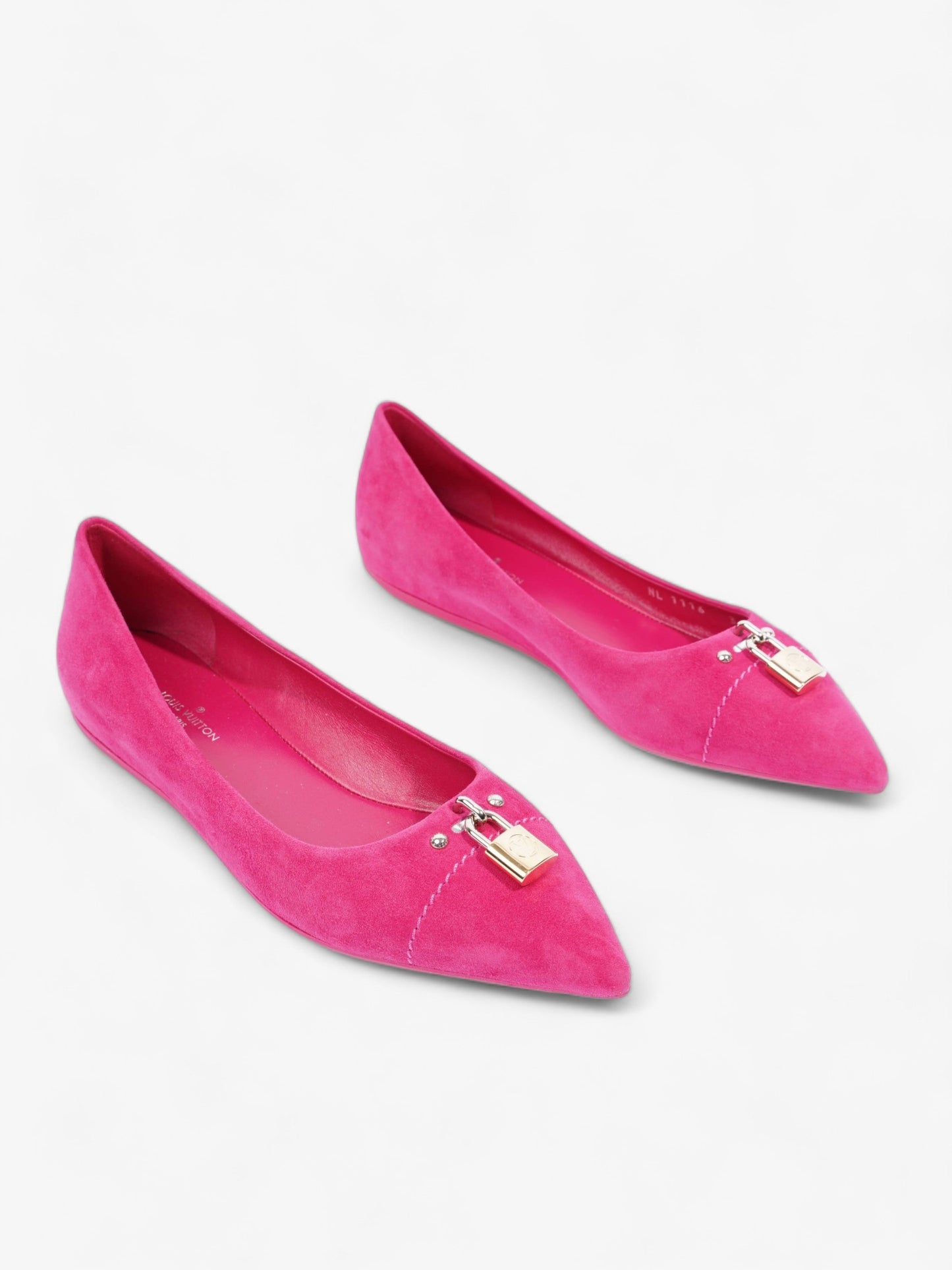 Louis Vuitton Ballet Flat Pink Velvet EU 35.5 UK 2.5
