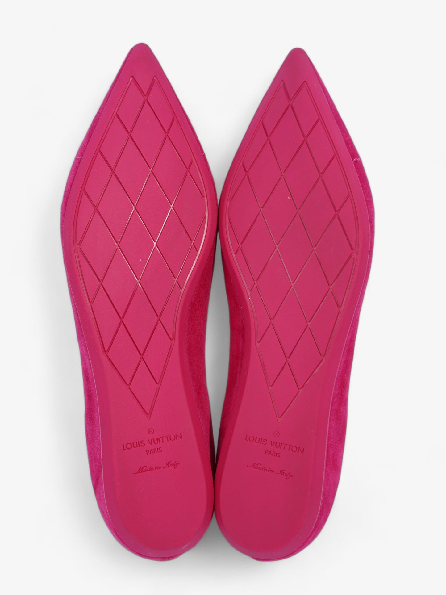 Louis Vuitton Ballet Flat Pink Velvet EU 35.5 UK 2.5