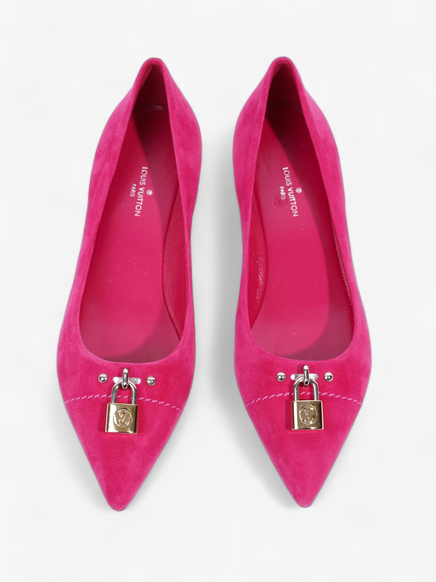 Louis Vuitton Ballet Flat Pink Velvet EU 35.5 UK 2.5