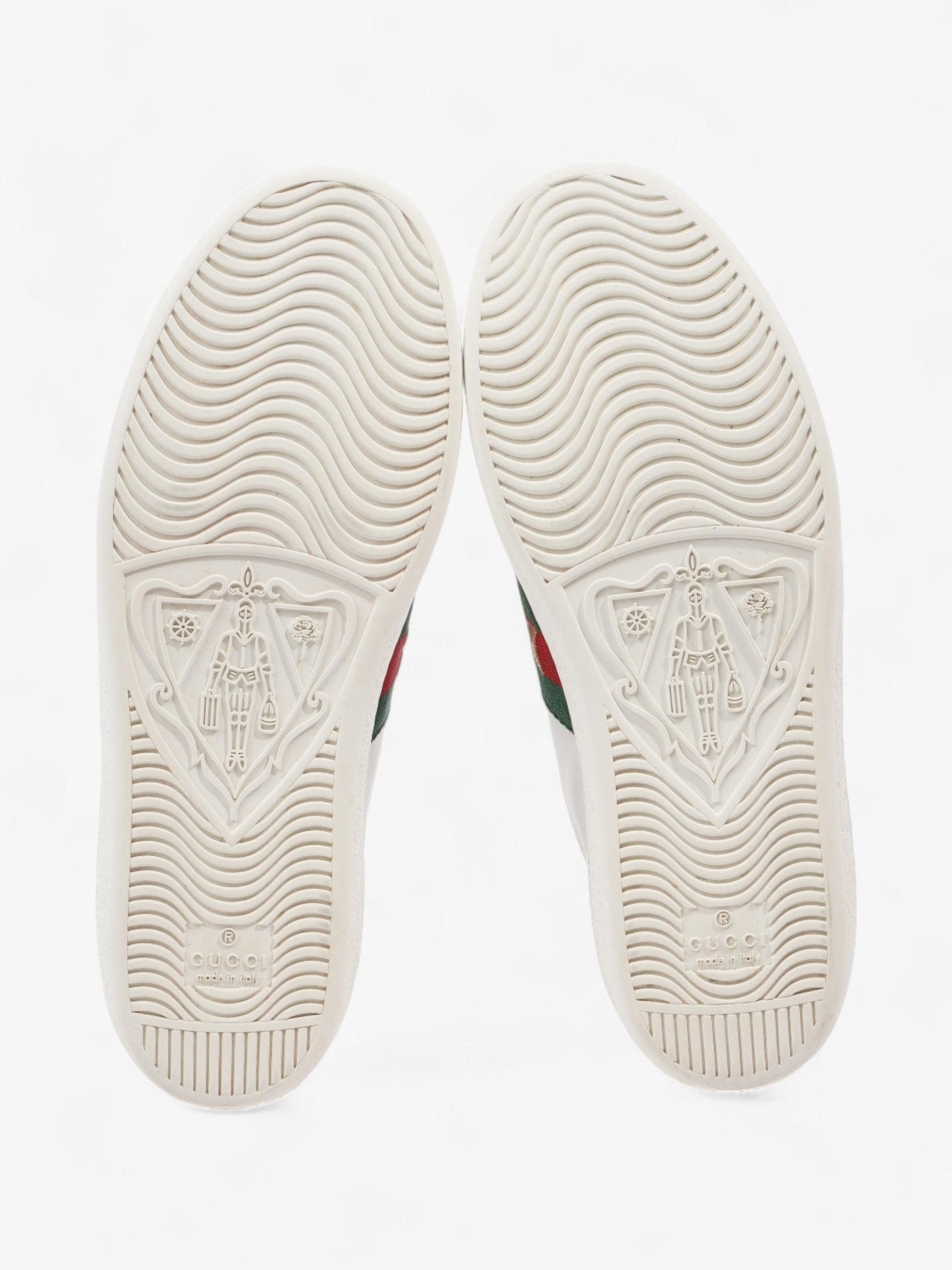 Gucci Ace Embroidered Sneakers White / Red / Green Leather EU 35.5 UK 2.5
