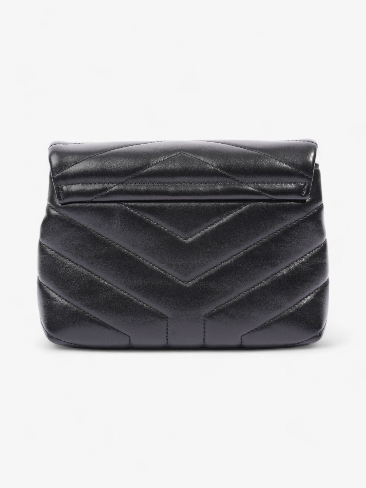 Saint Laurent Lou Lou Black Matelasse Leather Toy