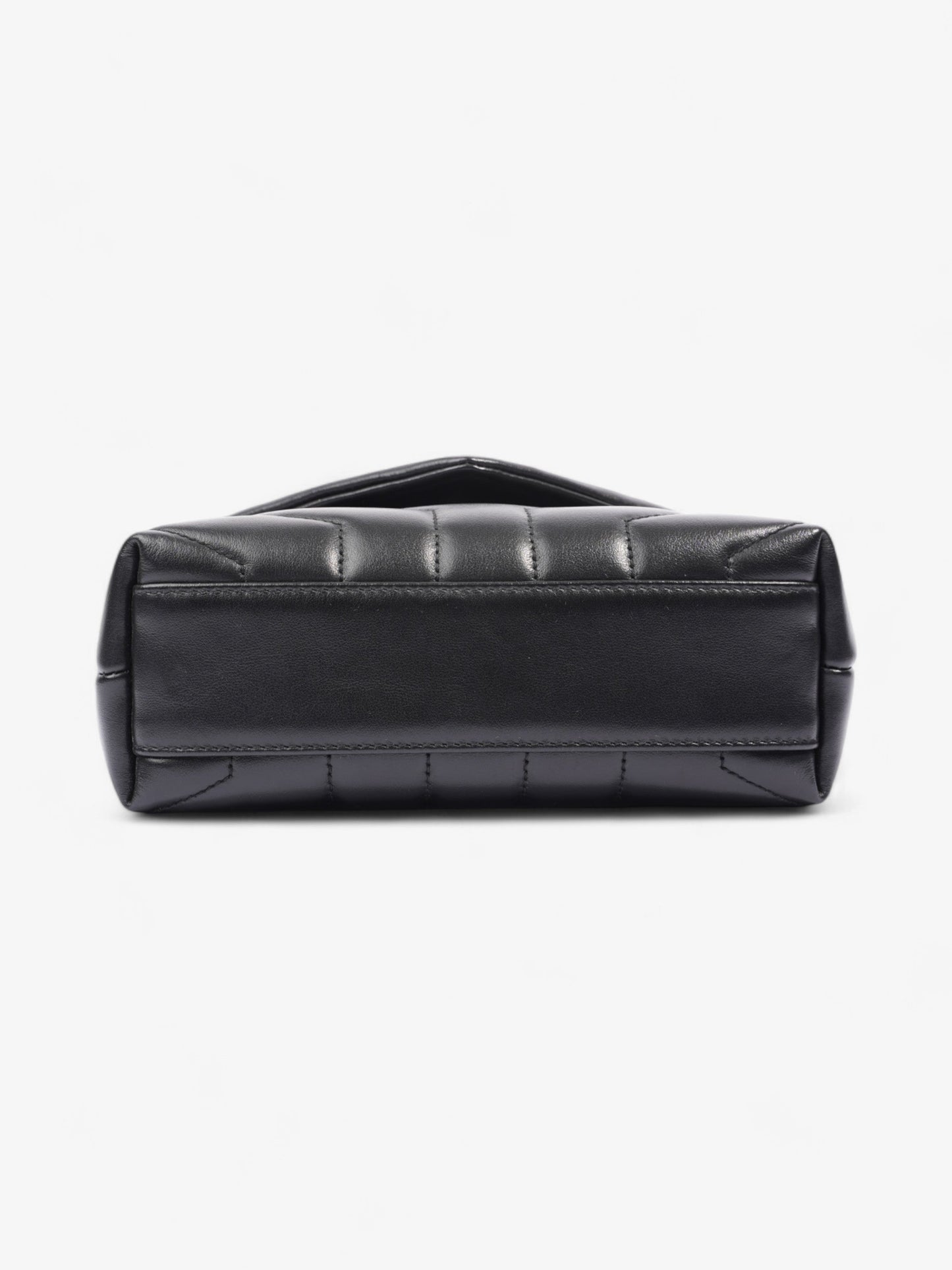 Saint Laurent Lou Lou Black Matelasse Leather Toy