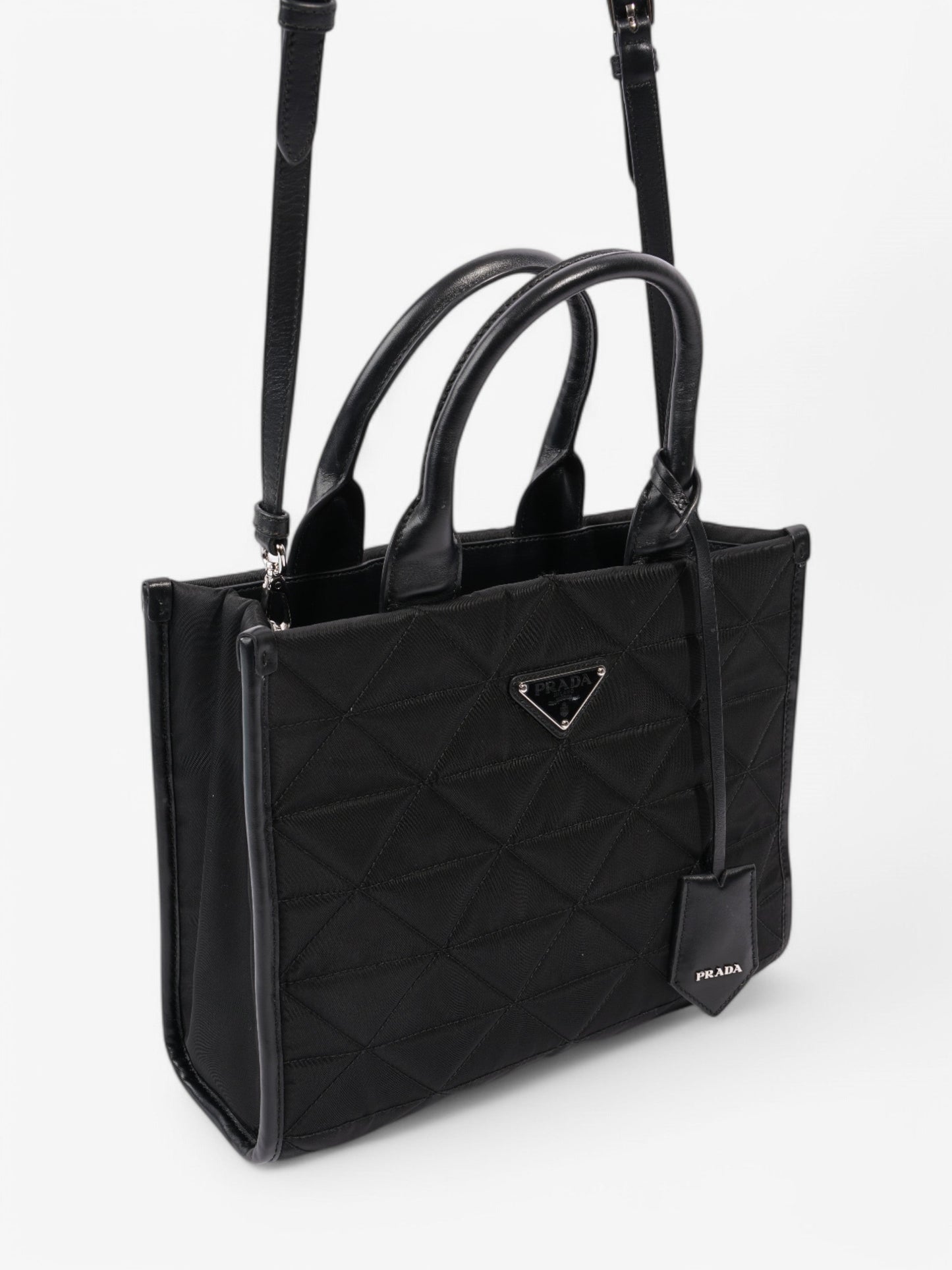 Prada Symbole Black Fabric Medium