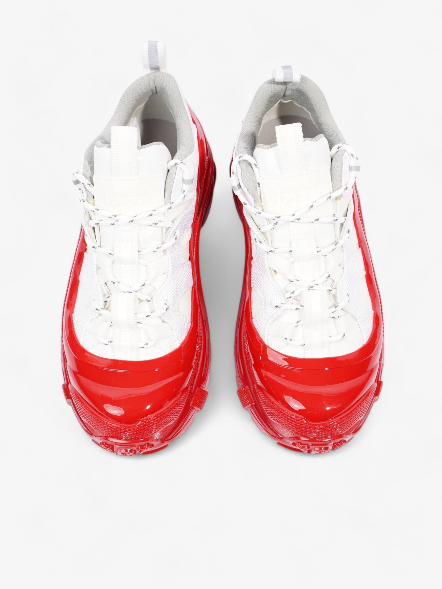Burberry Arthur White / Red Nylon EU 35 UK 2