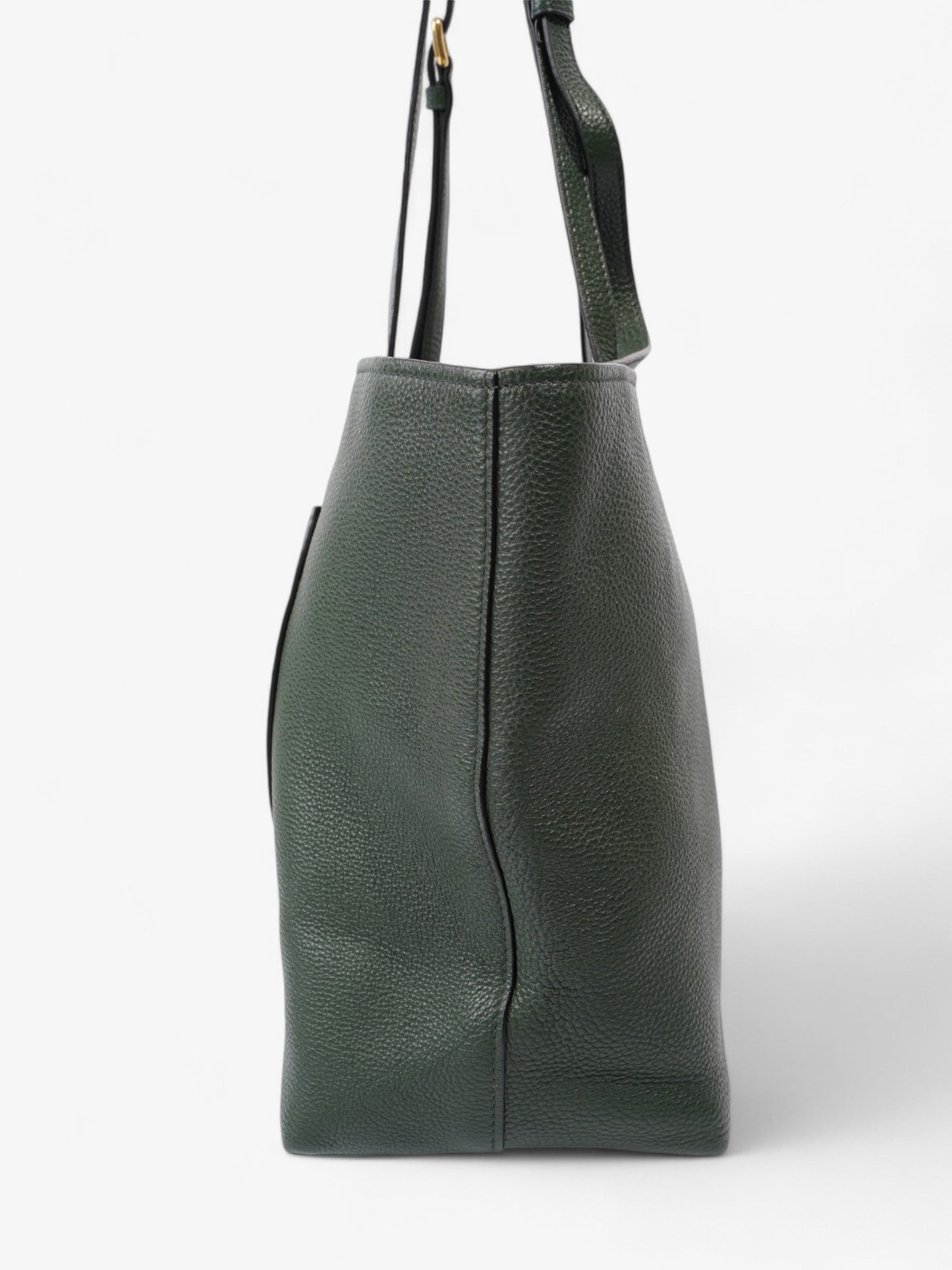 Prada Tote Green Leather