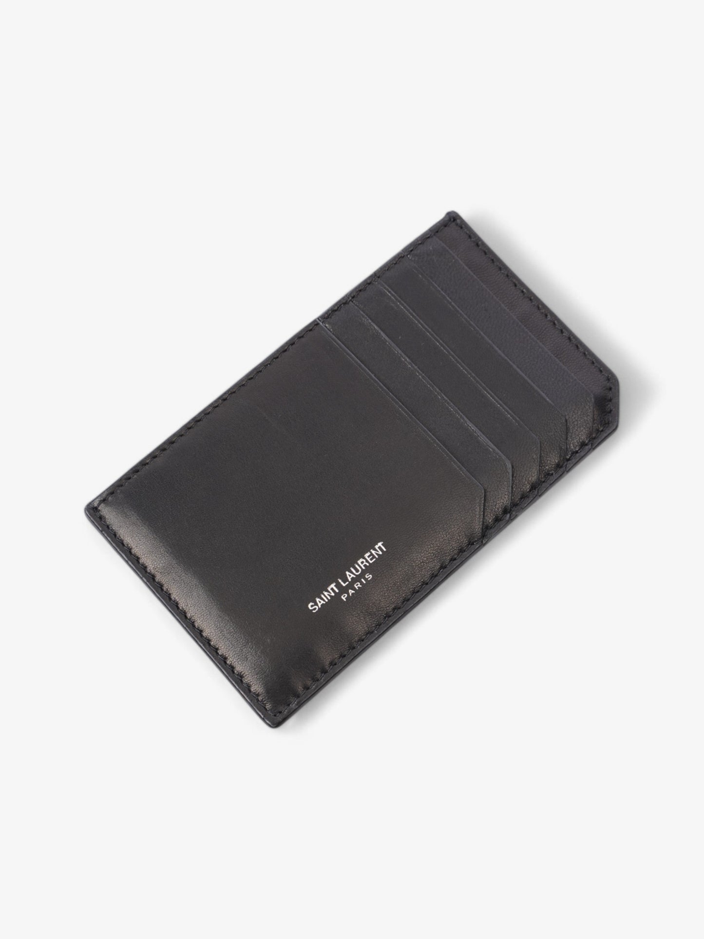 Saint Laurent Puffy Pouch Black Calfskin Leather