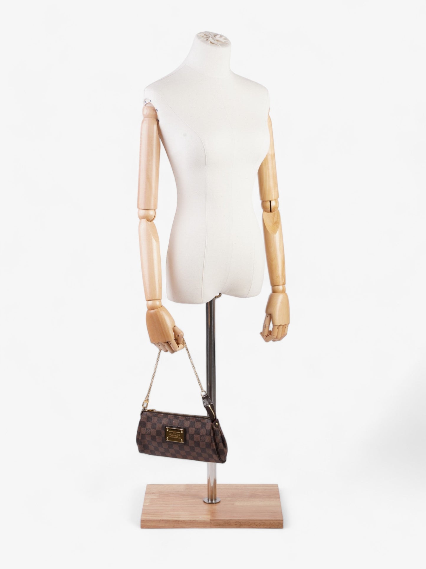 Louis Vuitton Eva Damier Ebene Coated Canvas