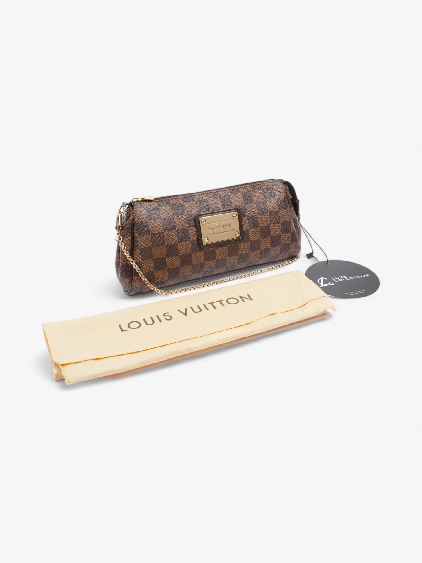 Louis Vuitton Eva Damier Ebene Coated Canvas