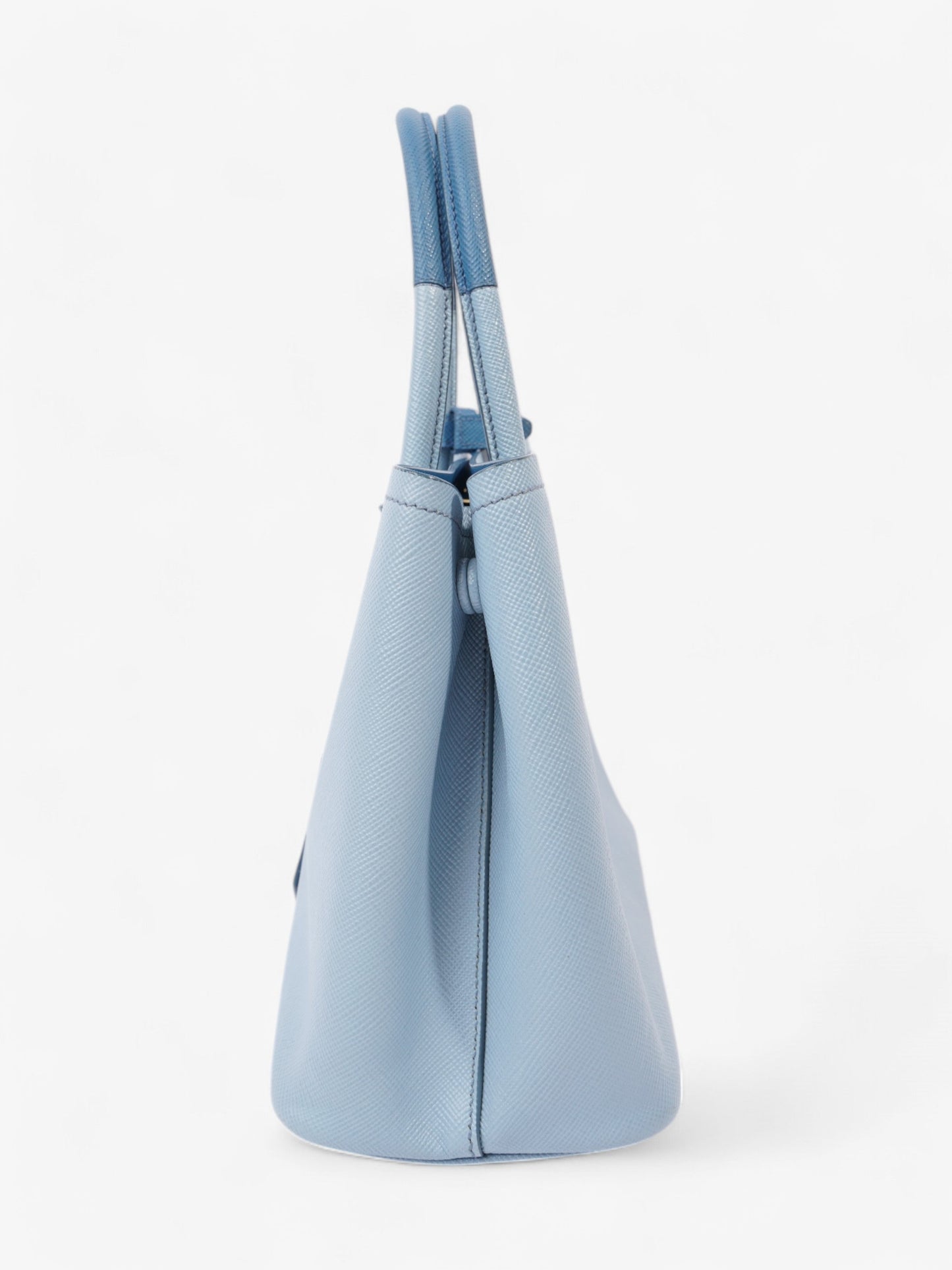 Prada Double Bag Astral Blue Saffiano Leather Small