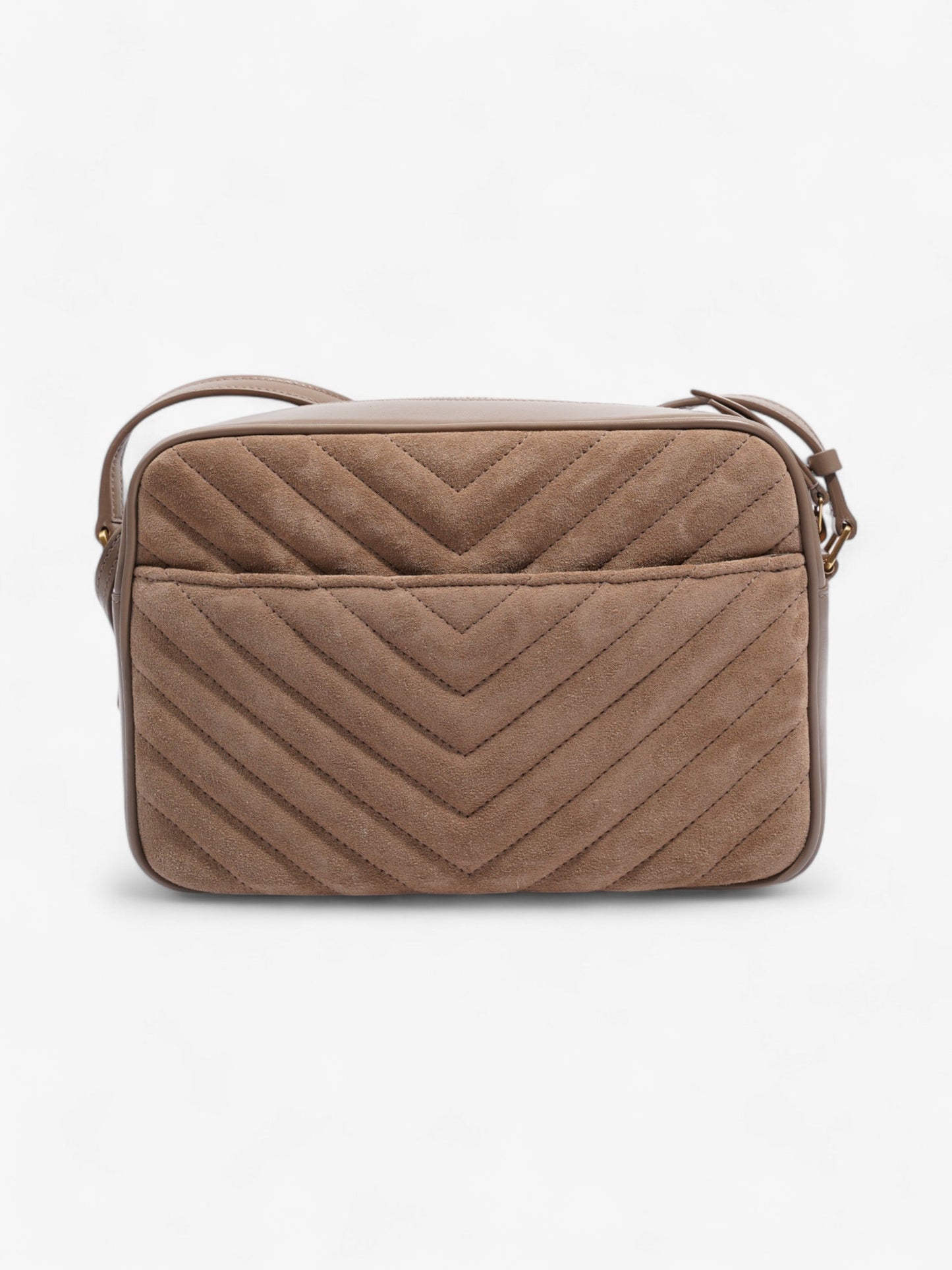 Saint Laurent Lou Camera Bag Taupe Suede