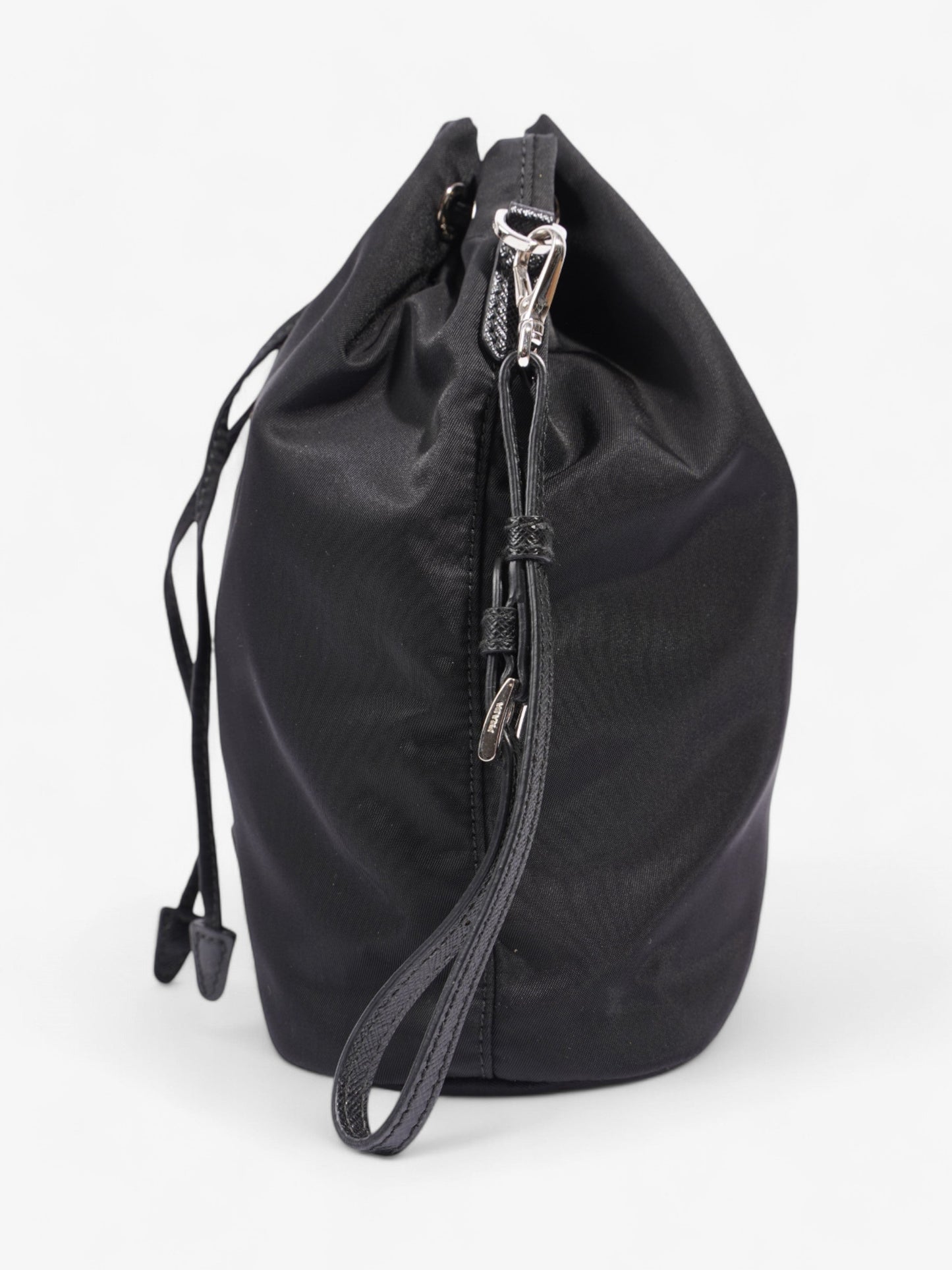 Prada Drawstring Pouch Black Nylon
