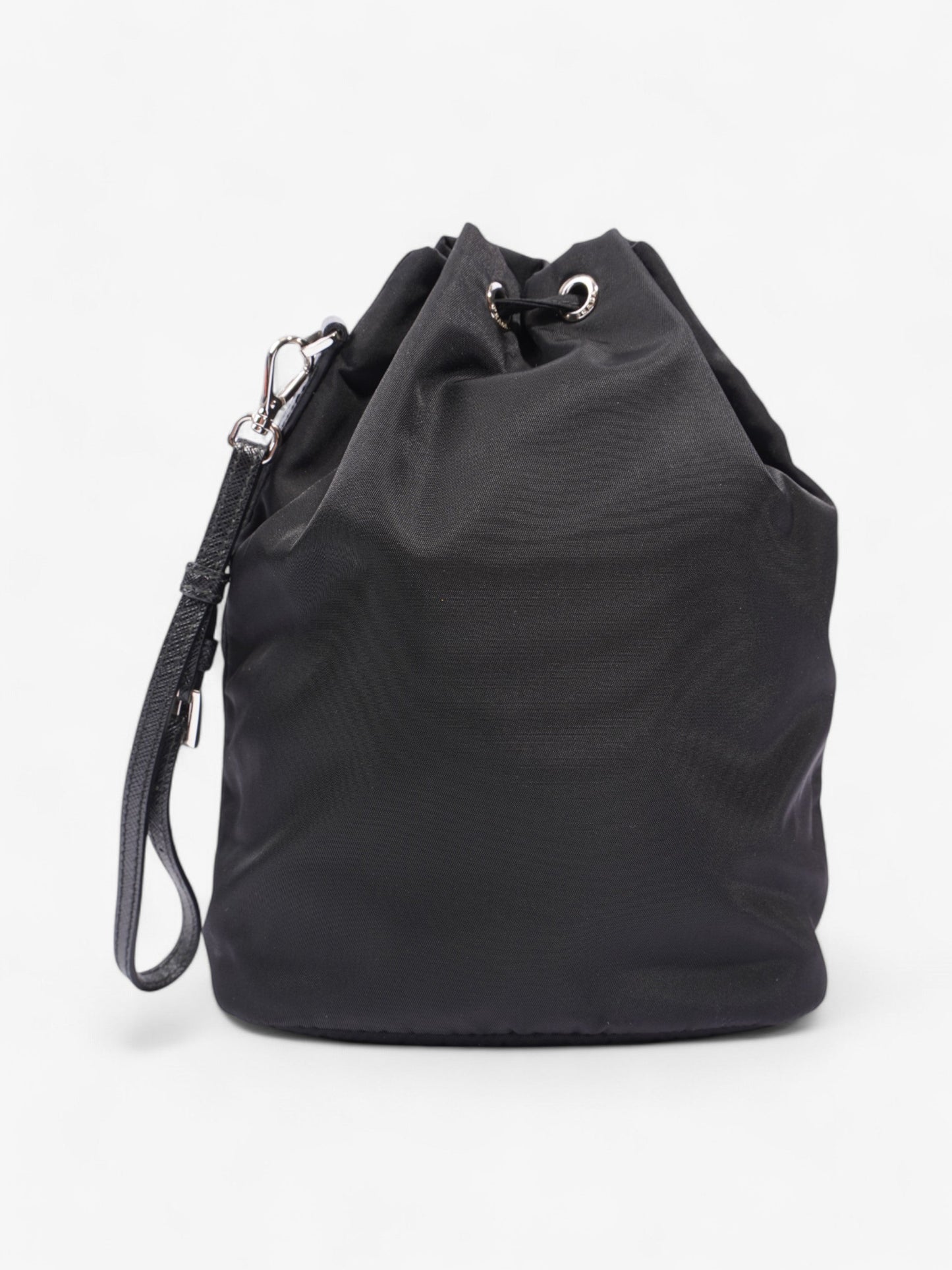 Prada Drawstring Pouch Black Nylon