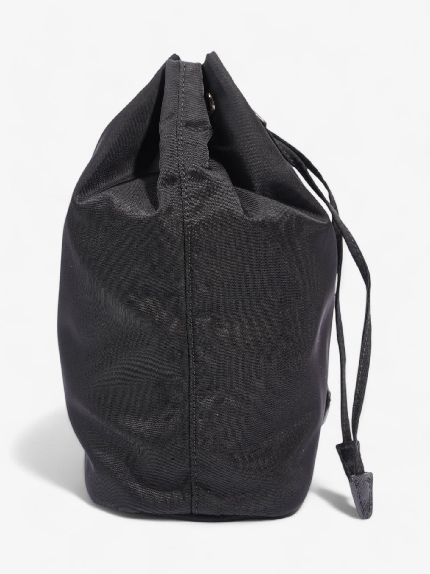 Prada Drawstring Pouch Black Nylon