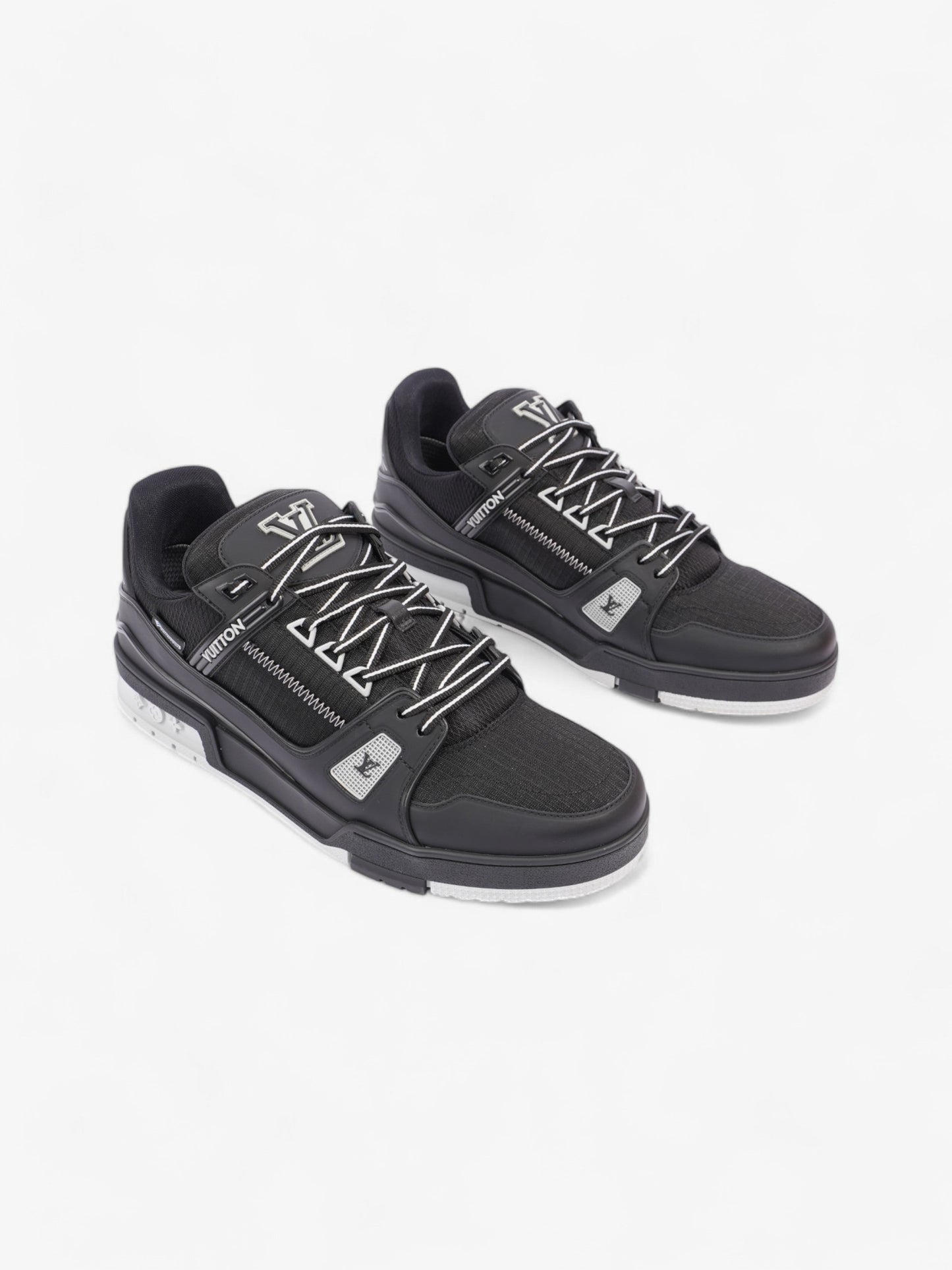 Louis Vuitton LV Trainer Sneakers Black / Grey Mesh EU 43 UK 9