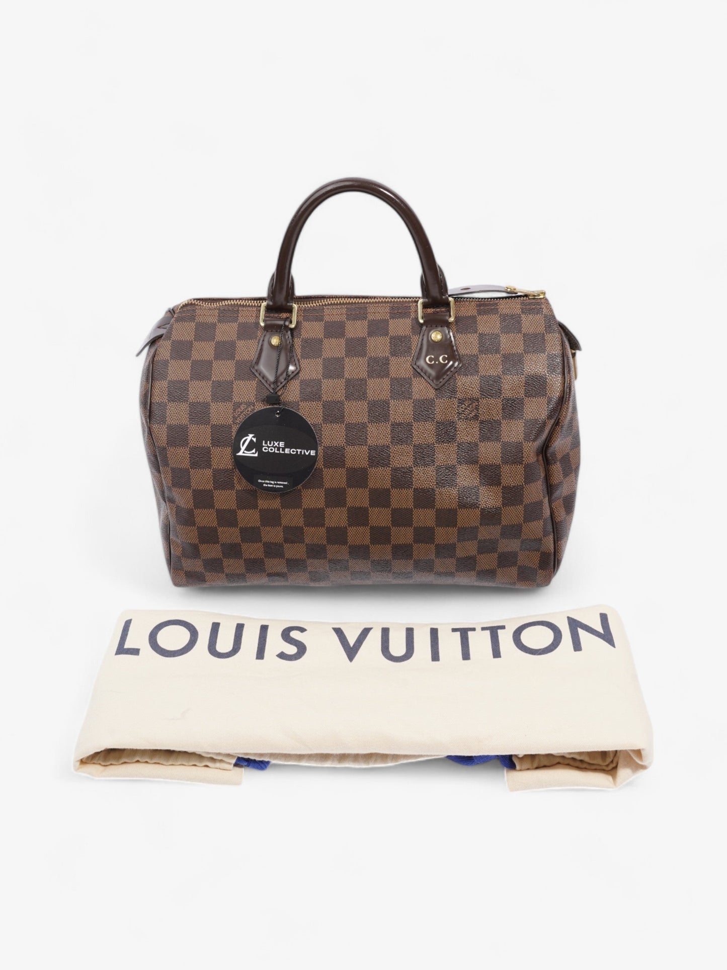 Louis Vuitton Speedy Damier Ebene Coated Canvas 30