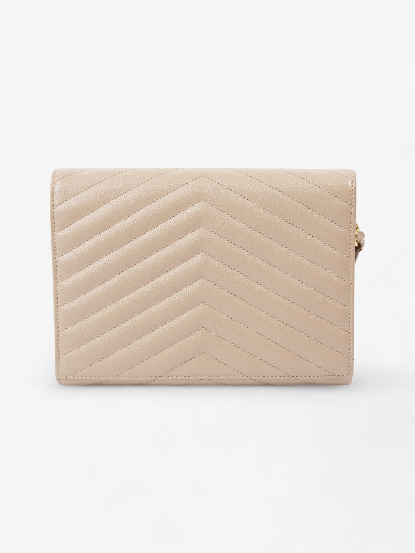 Saint Laurent Cassandre Flap Beige Matelasse Leather