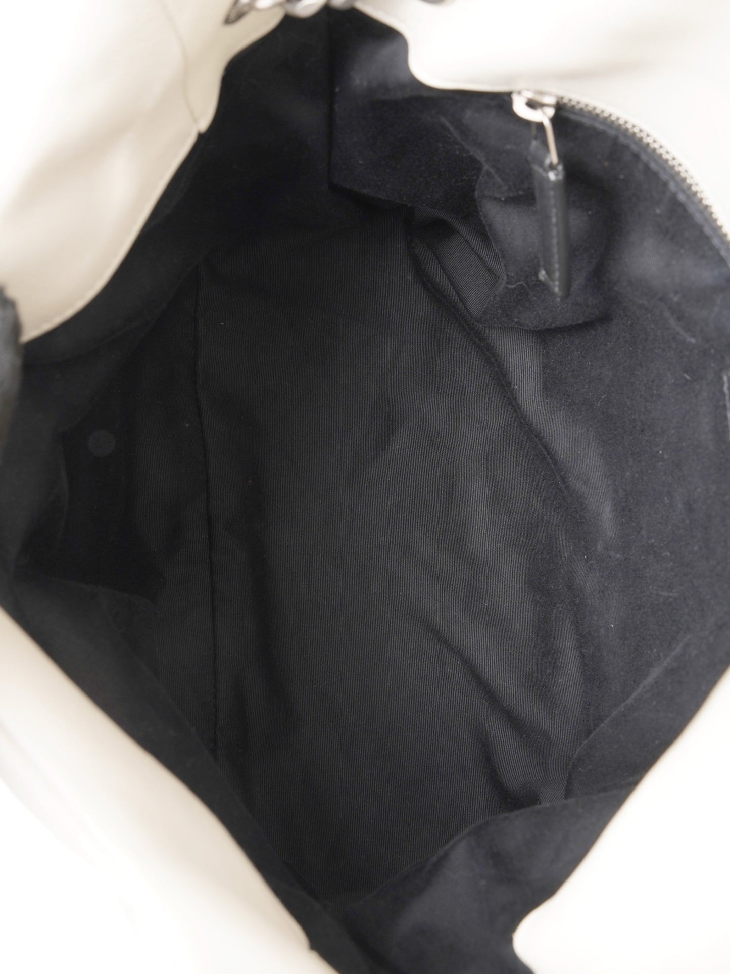 Saint Laurent Lou Lou Puffer White Nappa Leather Medium