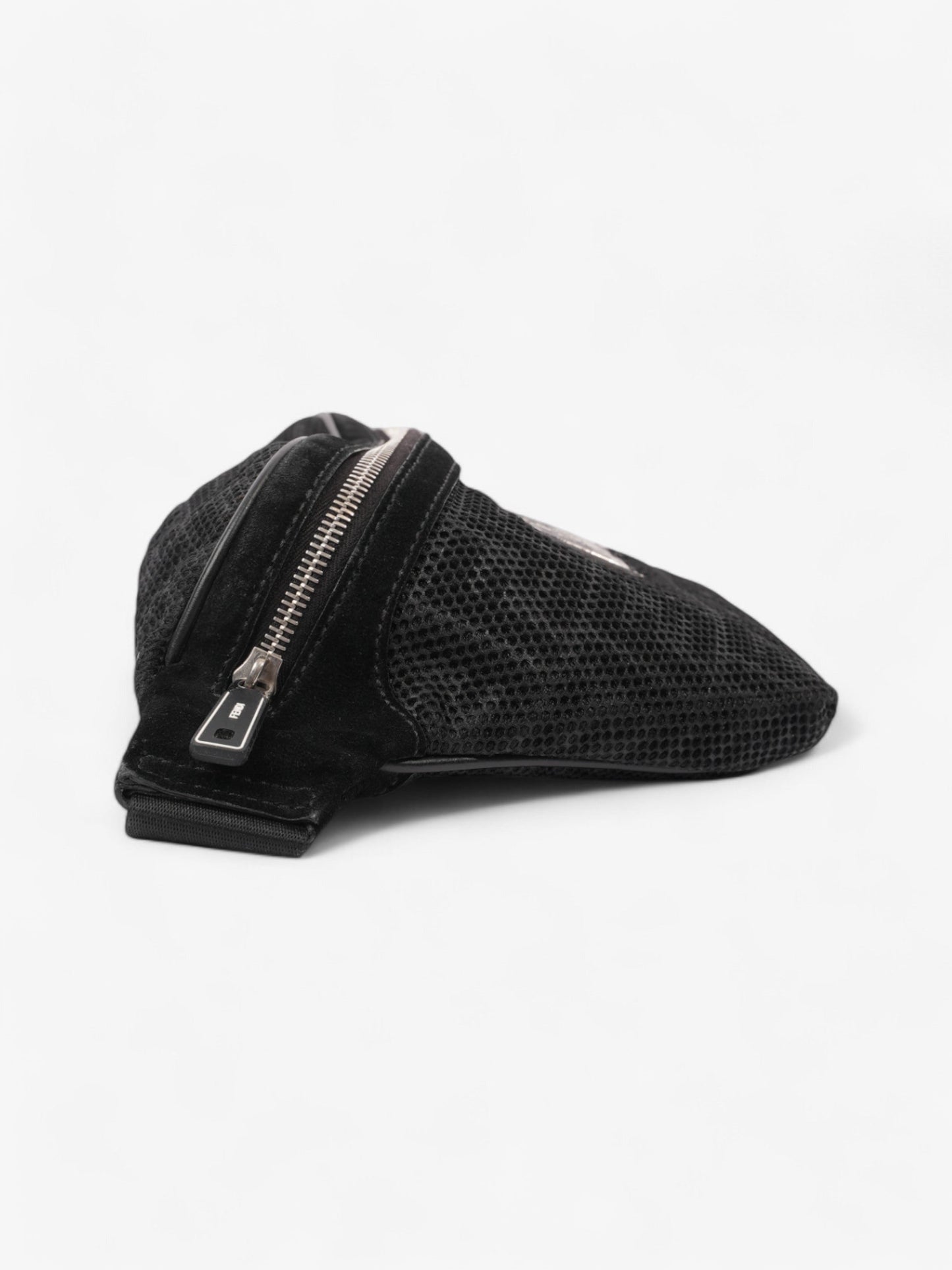 Fendi Roma Belt Bag Black Mesh