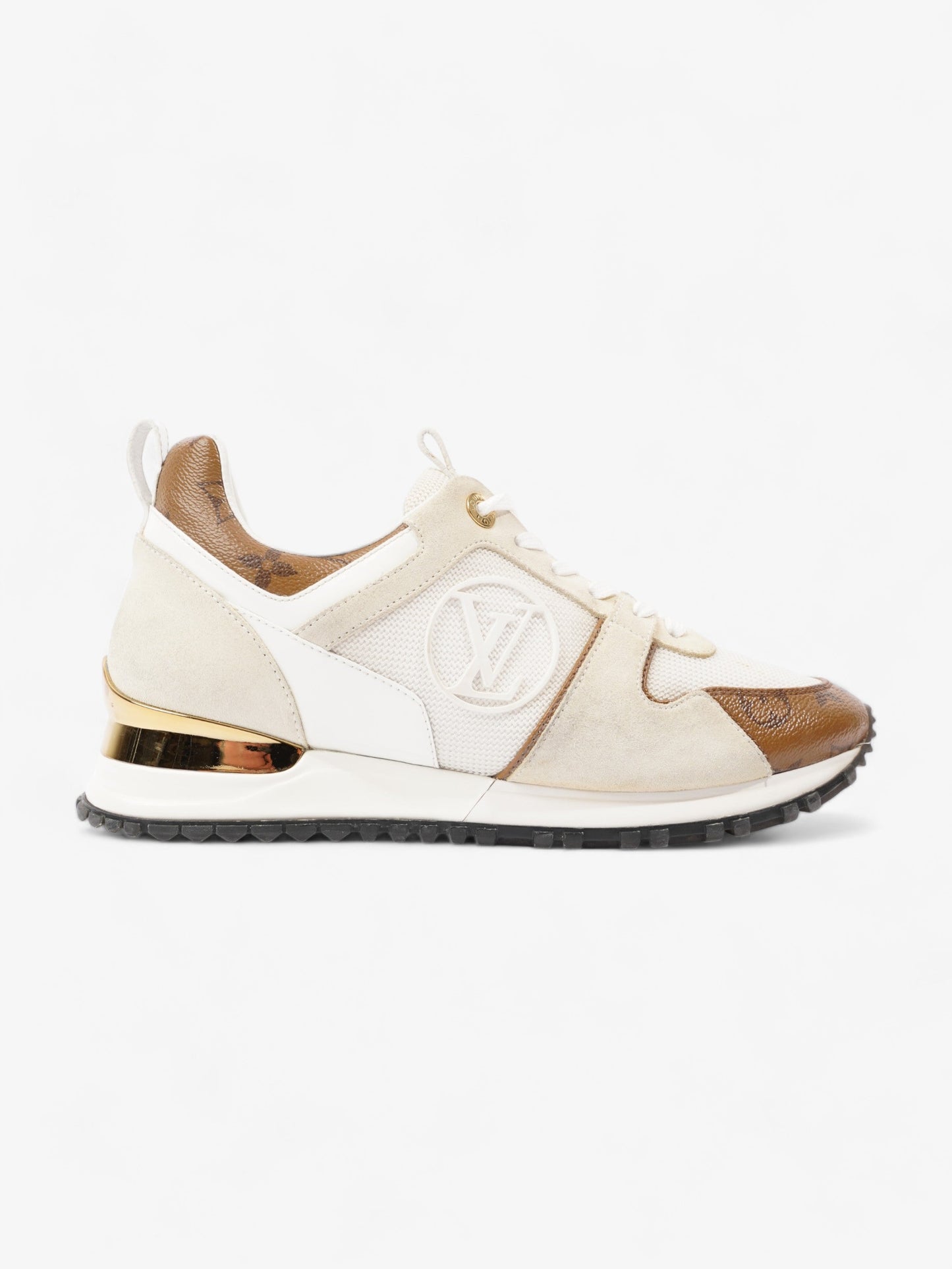 Louis Vuitton Run Away Sneakers White / Monogram Mesh EU 37 UK 4