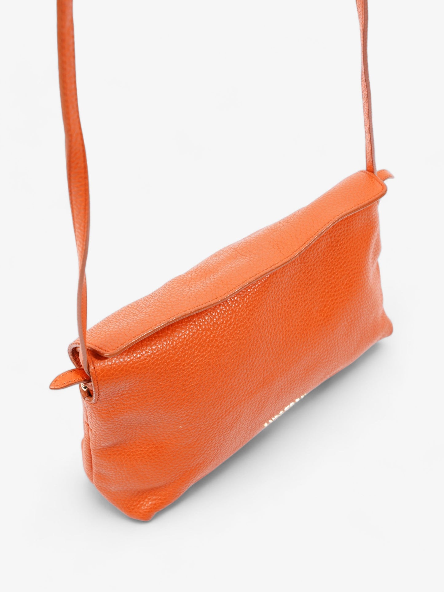 Burberry Clutch Orange Leather