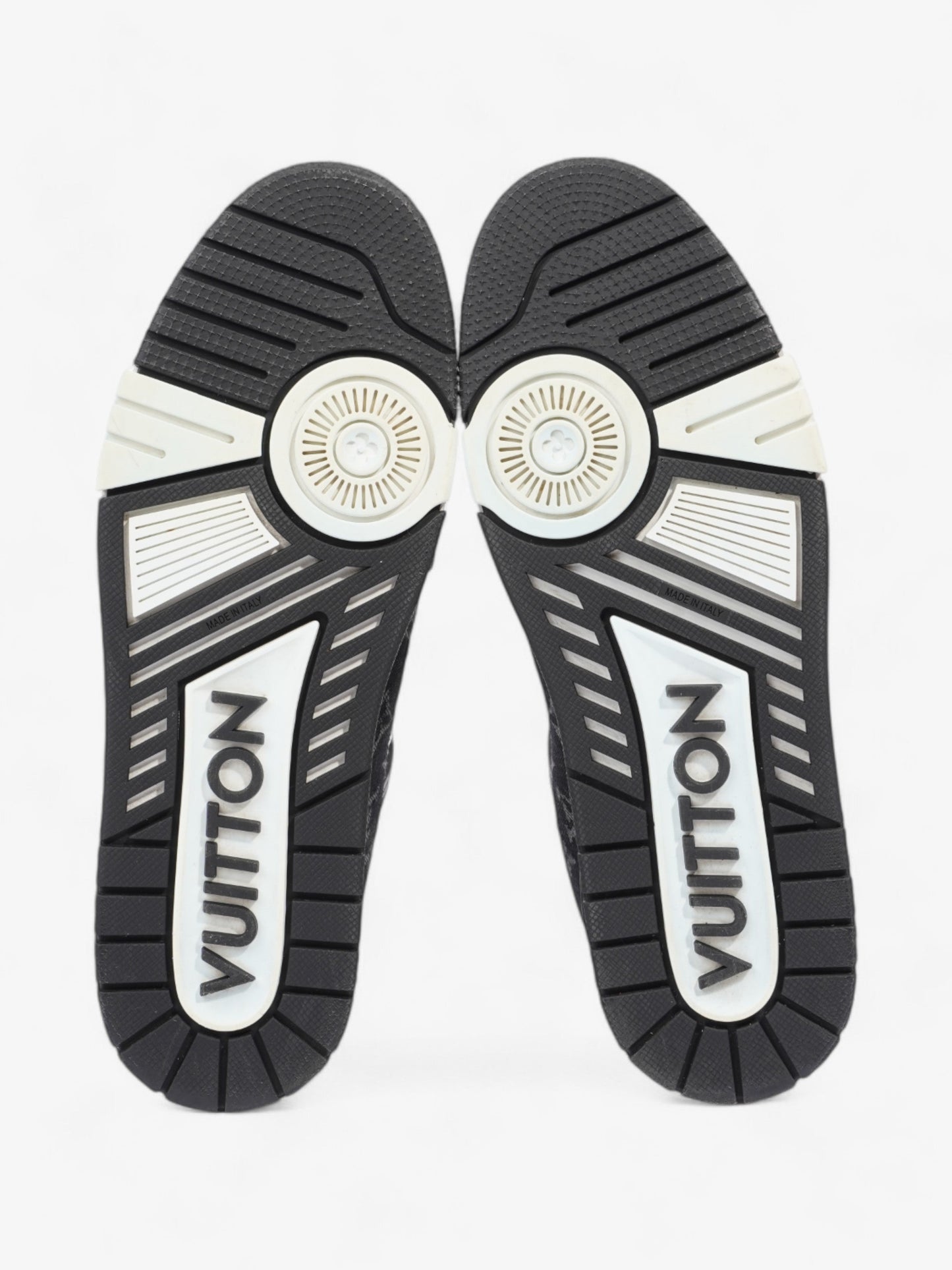 Louis Vuitton LV Sneakers White / Black Leather EU 43.5 UK 9.5