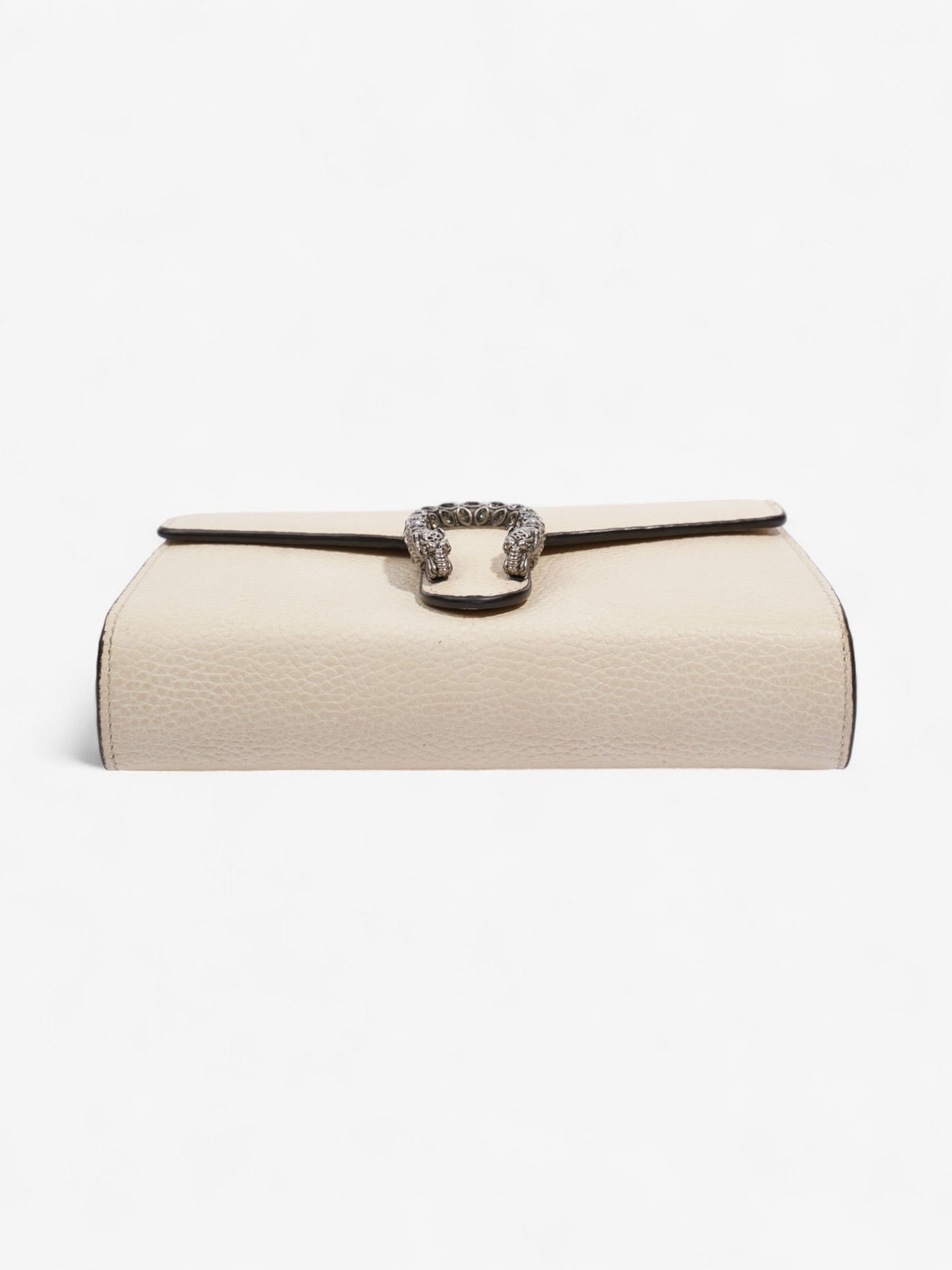 Gucci Dionysus Chain Wallet White Leather