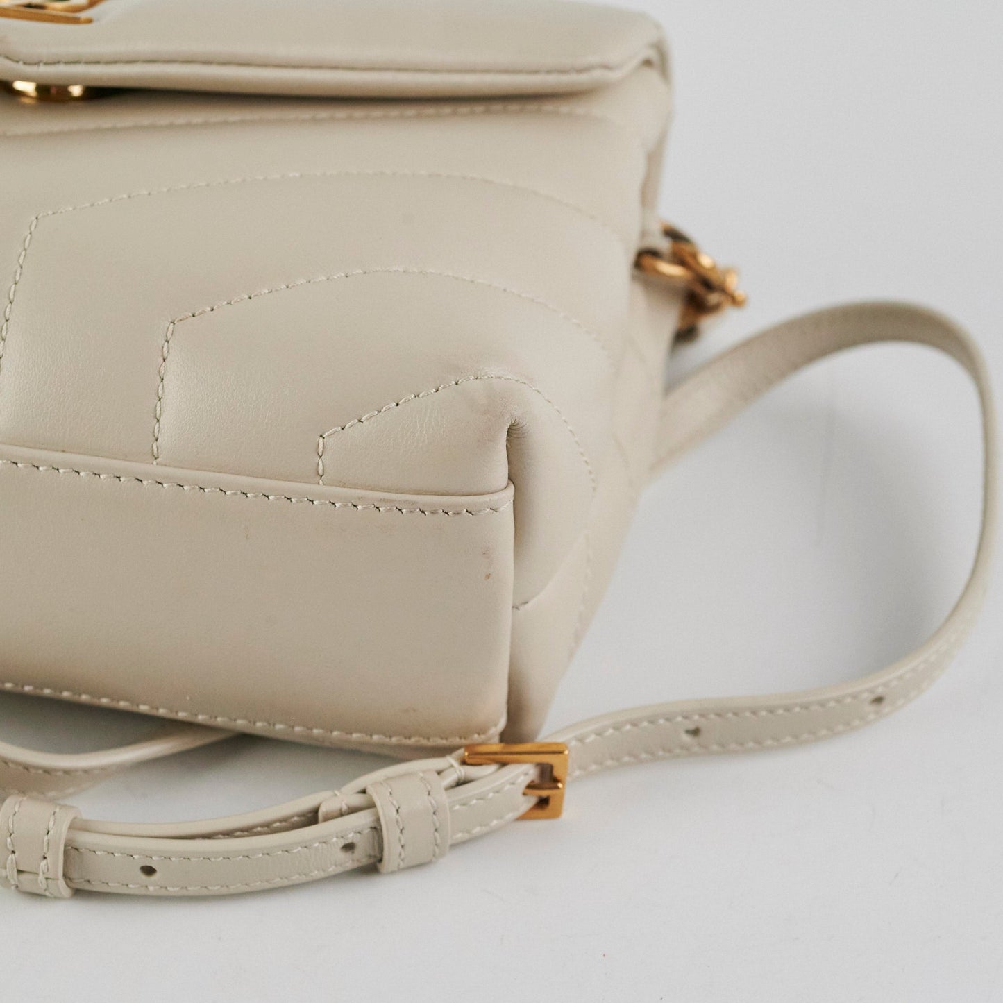 Saint Laurent Toy Lou Lou White