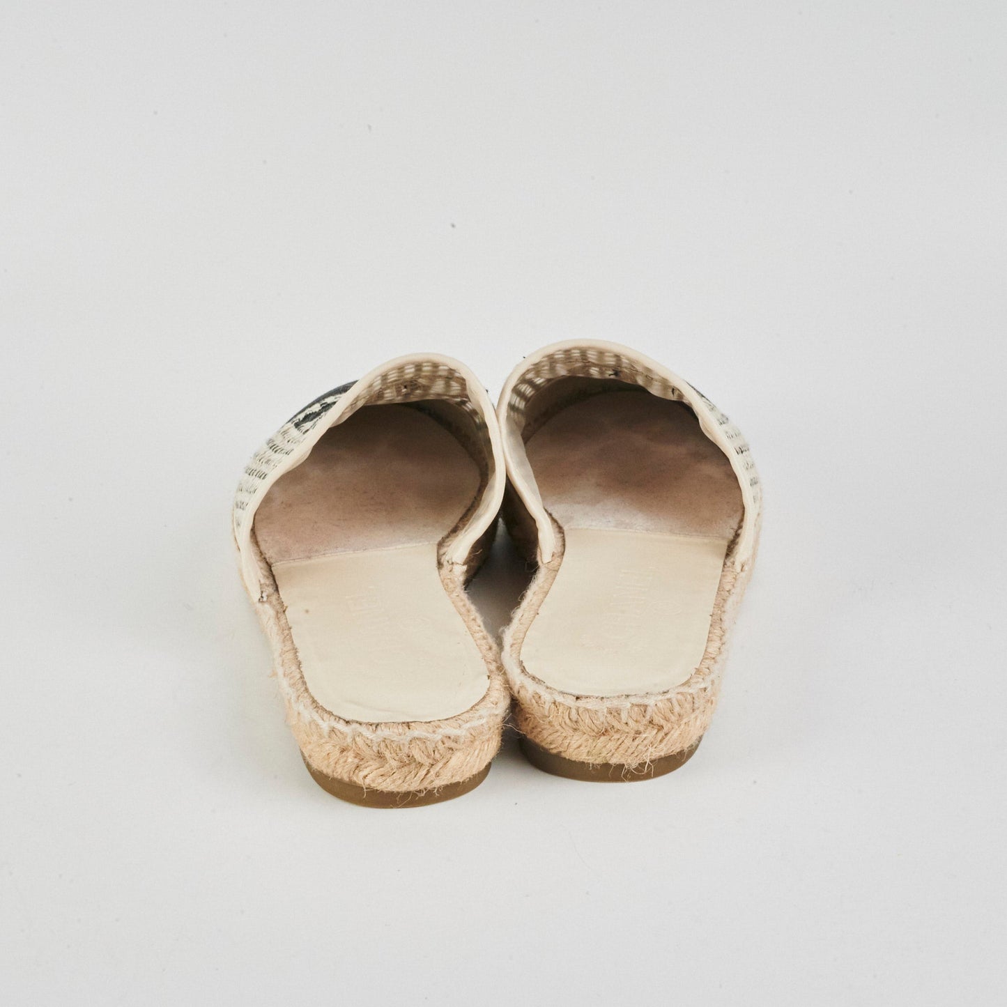 Chanel CC Espadrille Flap Shoes Size 37