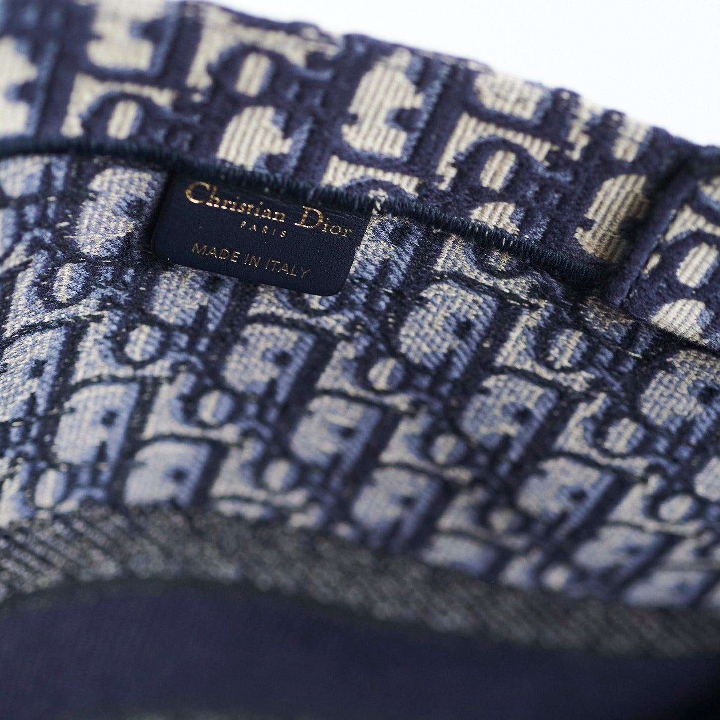 Christian Dior Book Tote Large Navy