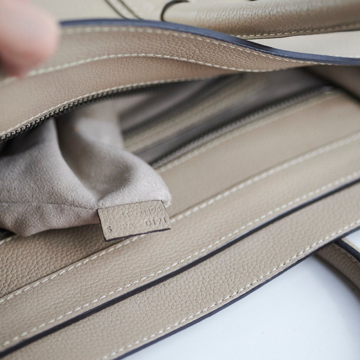 Celine Micro Luggage Tote Beige