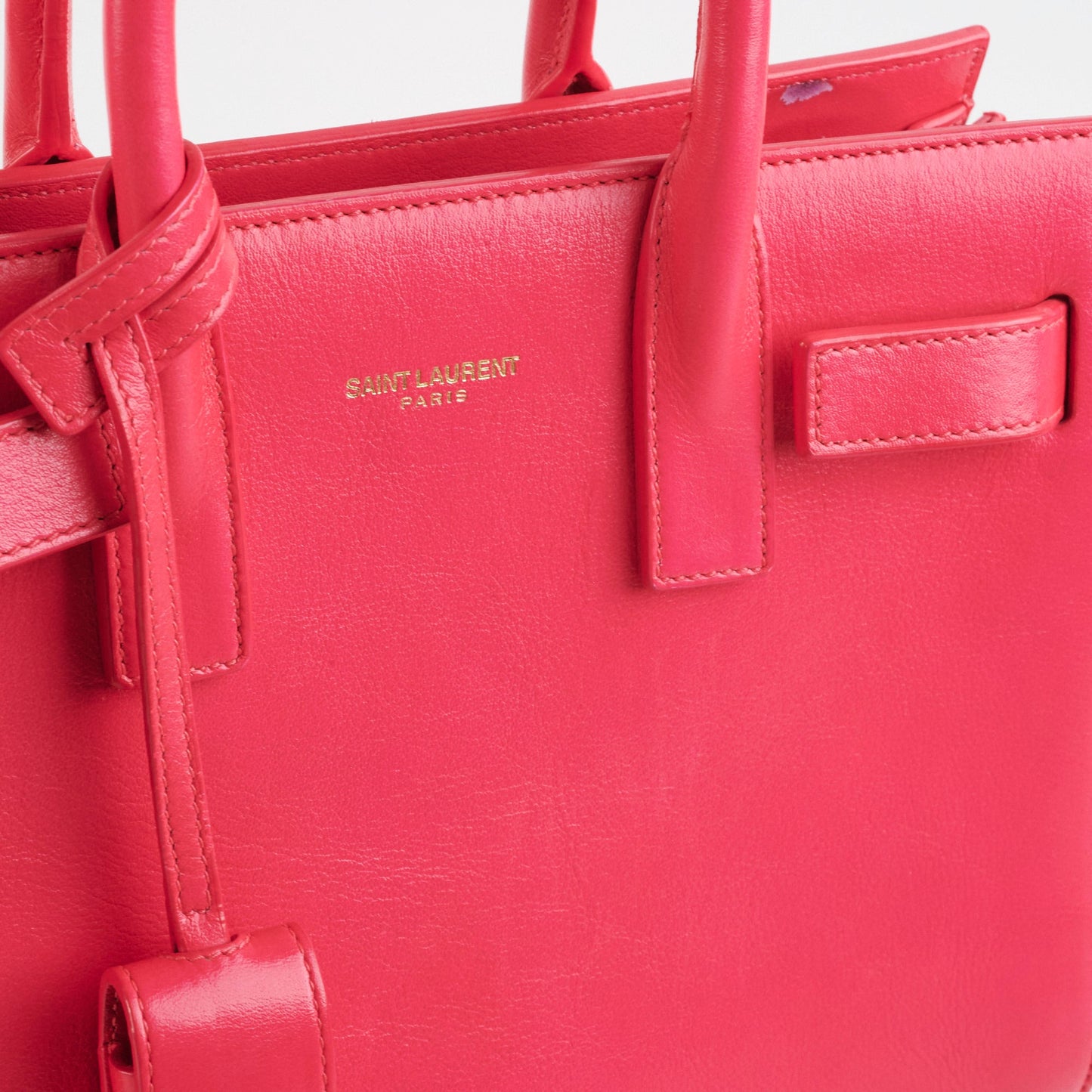 Saint Laurent Nano Sac De Jour Pink