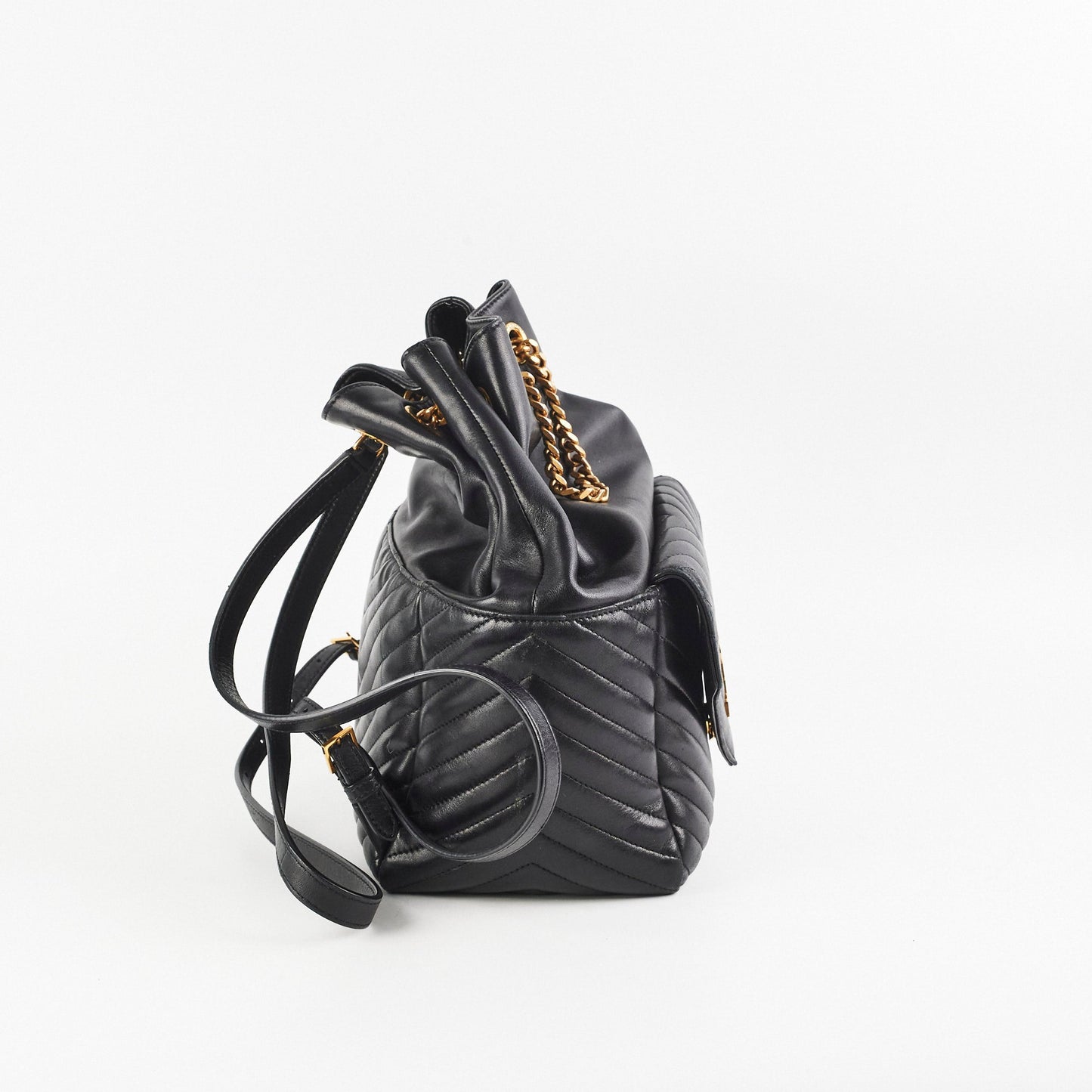 Saint Laurent Joe Backpack Black