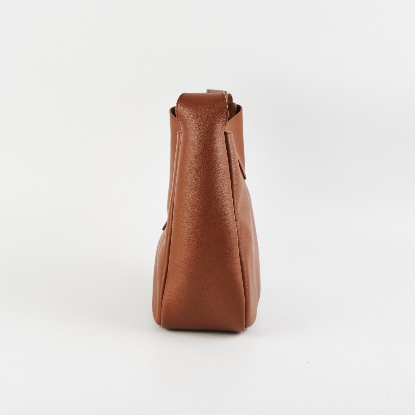 Saint Laurent Le 5 A 7 Brown Leather Tote