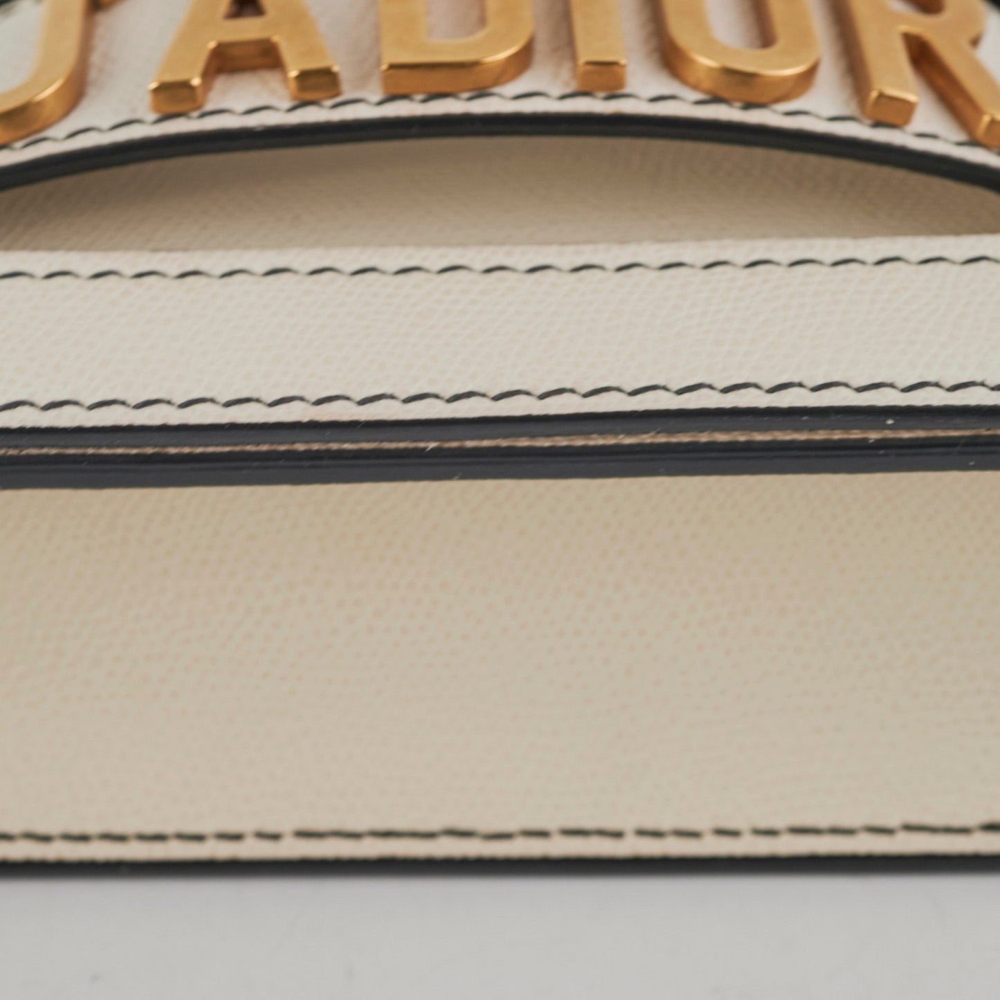 Christian Dior Ja'Dior Flap Bag Cream