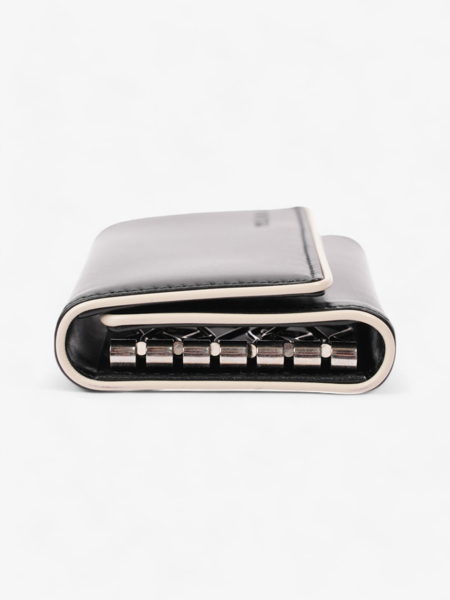 Prada Key Pouch Black / Cream Leather