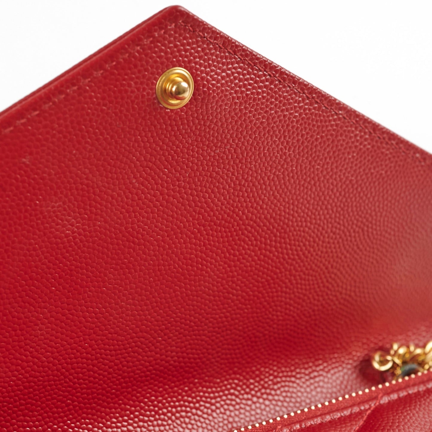 Saint Laurent Red Envelope Wallet On Chain