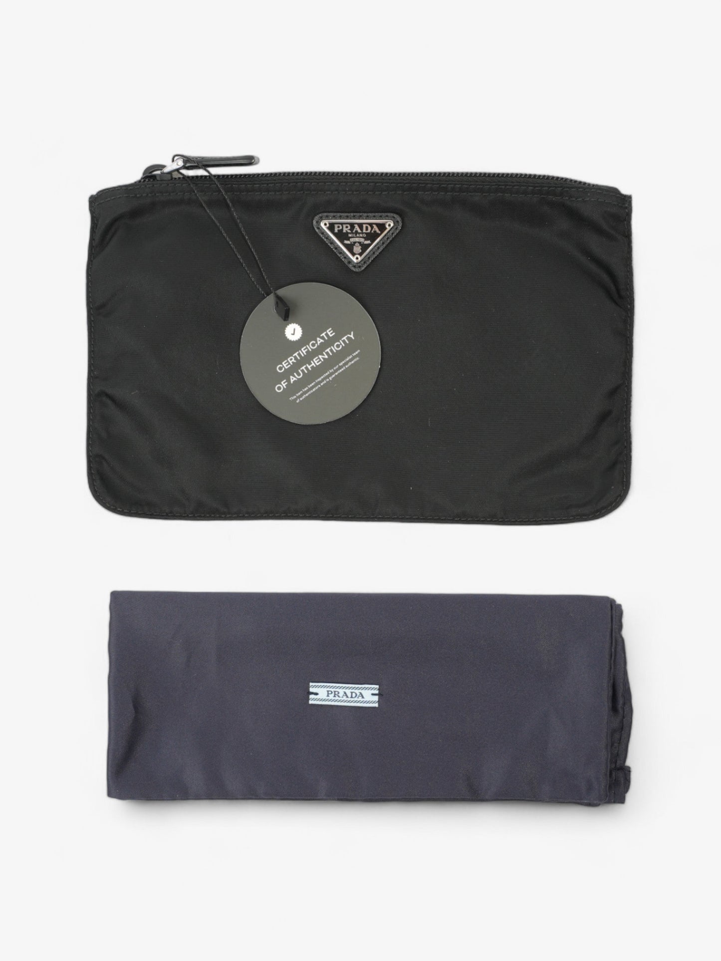 Prada Zipped Pouch Black Re Nylon