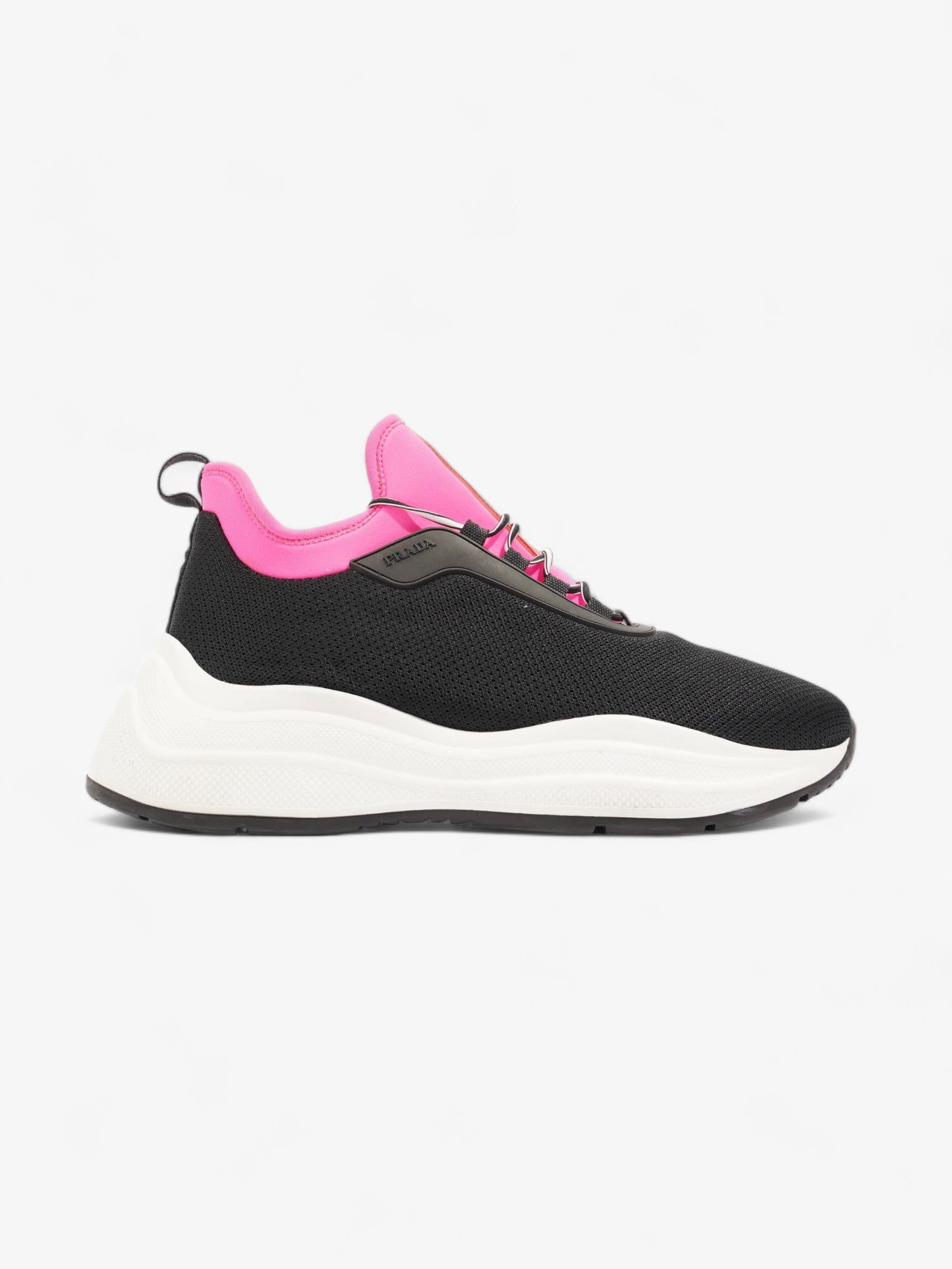 Prada Neoprene Sneakers Black / Pink Neoprene EU 39 UK 6
