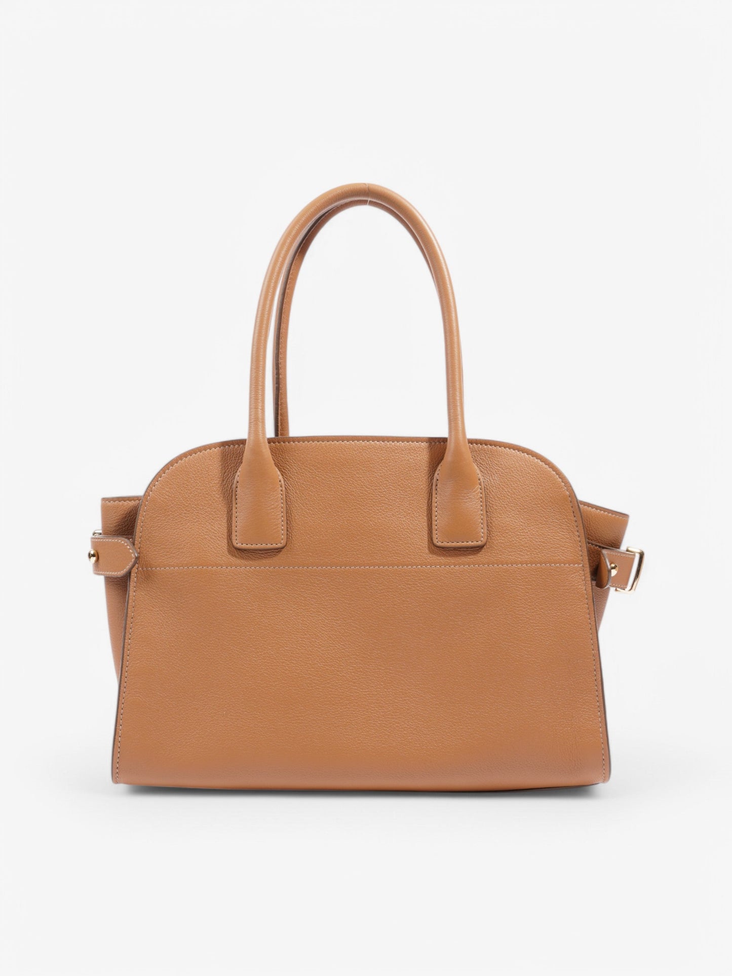 Prada Leather Tote Bag Brown Leather