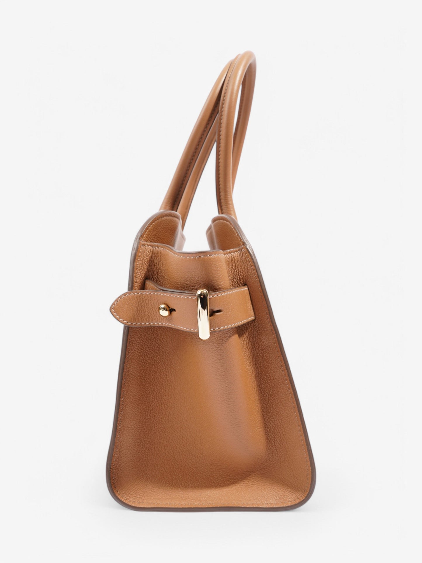 Prada Leather Tote Bag Brown Leather