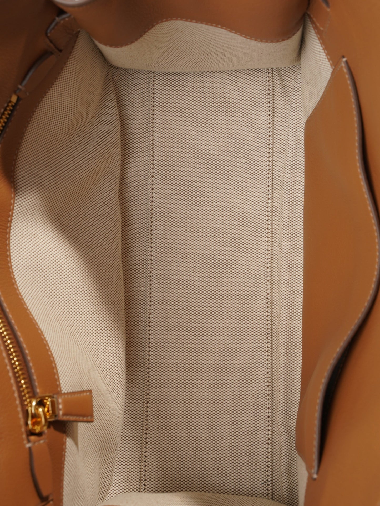 Prada Leather Tote Bag Brown Leather