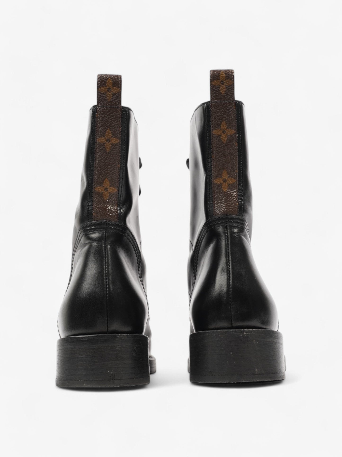 Louis Vuitton Metropolis Rangers Boots Black / Monogram Leather EU 40 UK 7