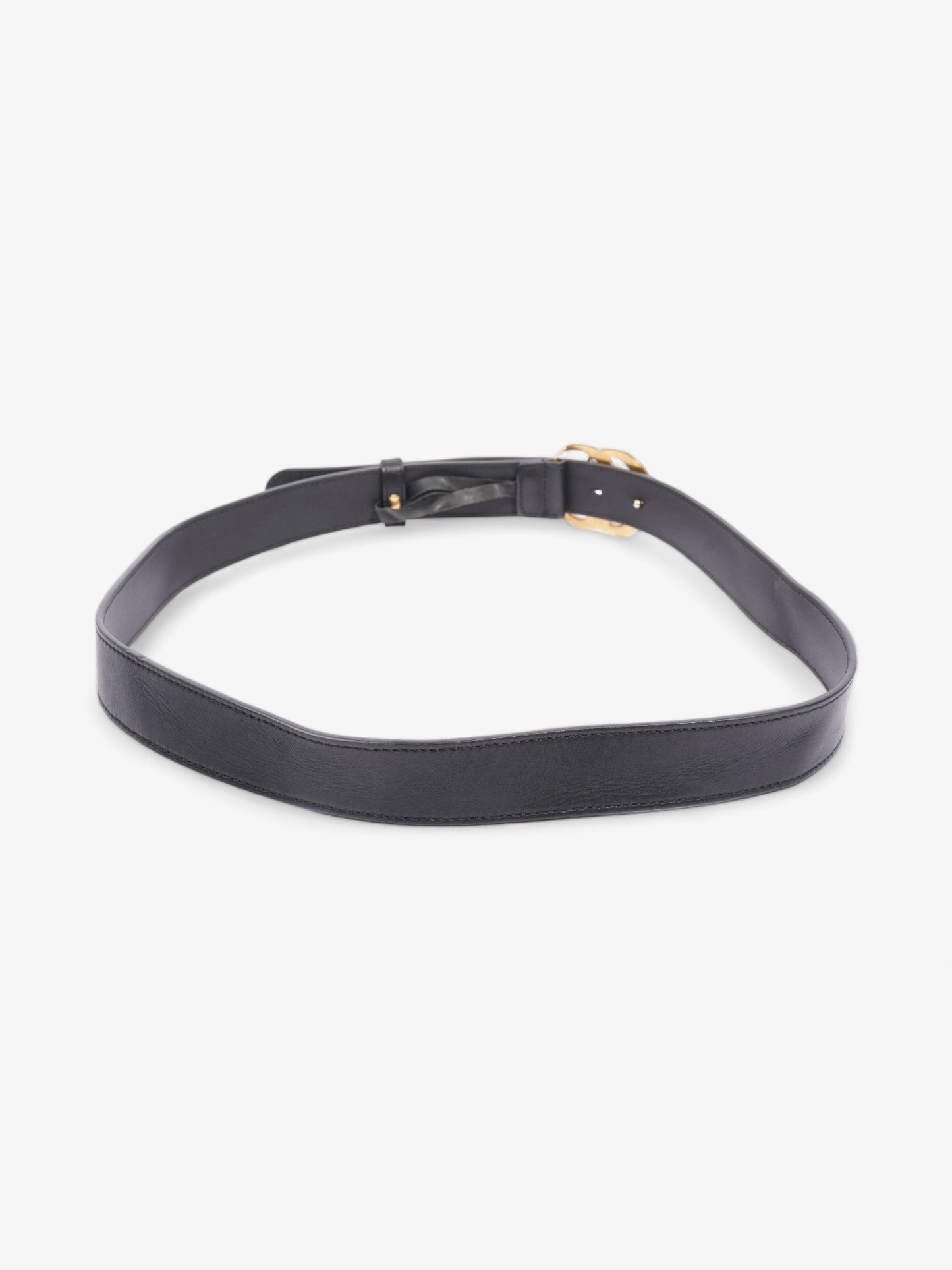 Gucci GG Marmont Wide Belt Black Leather 90cm / 36"