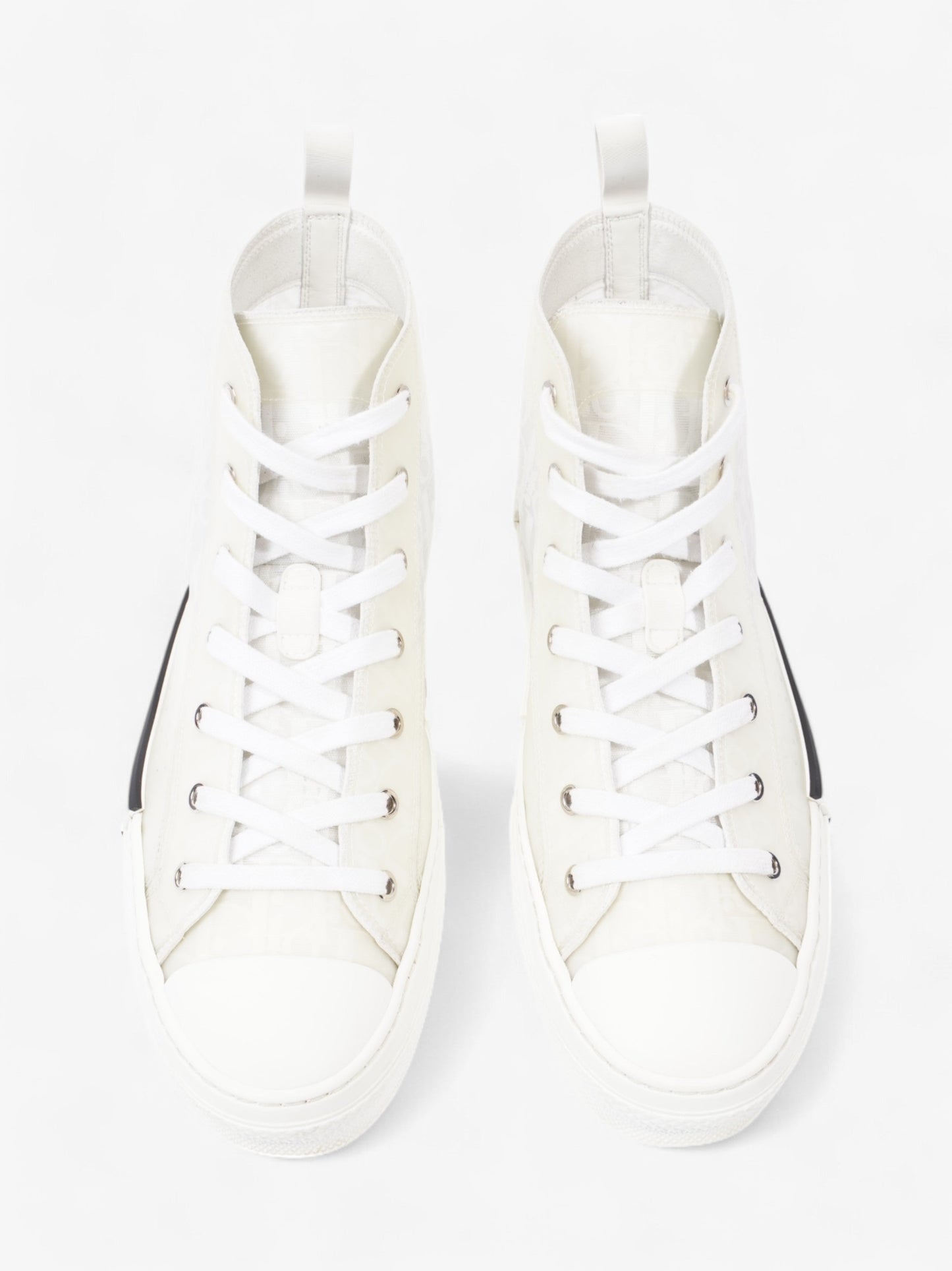 Christian Dior B23 High Top White Canvas EU 43.5 UK 9.5