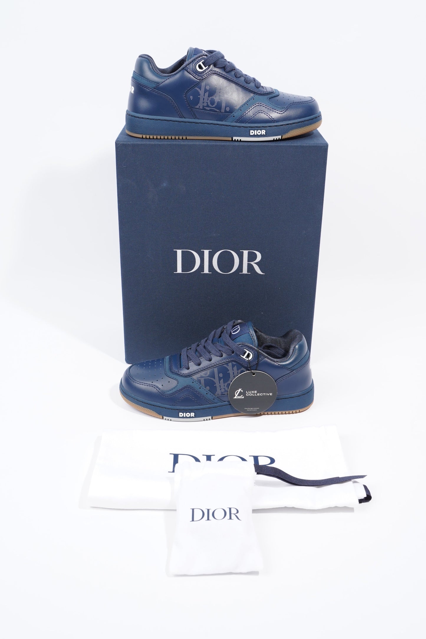 Christian Dior B27 Sneaker Navy Leather EU 36 UK 3