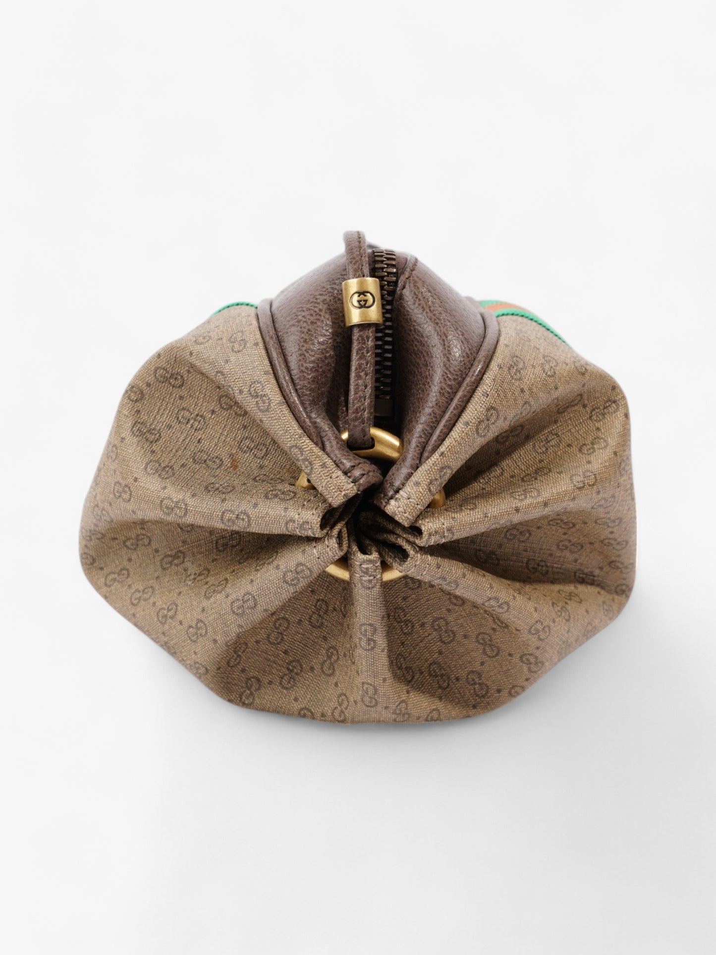 Gucci Web Butterfly New Candy Vintage GG Supreme / Green / Red Coated Canvas Mini